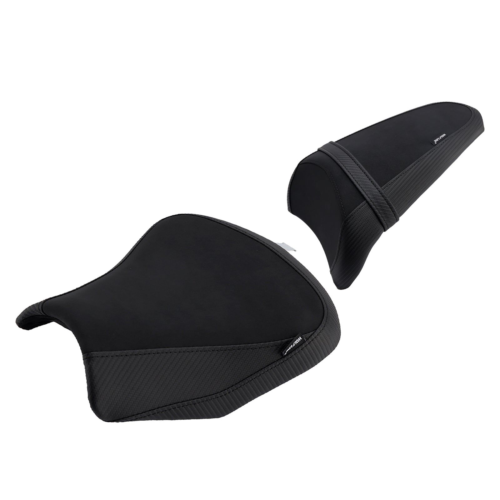 17-25 Kawasaki Ninja 650 Z650 Front&Rear Raider Passenger Cushion Kit Black