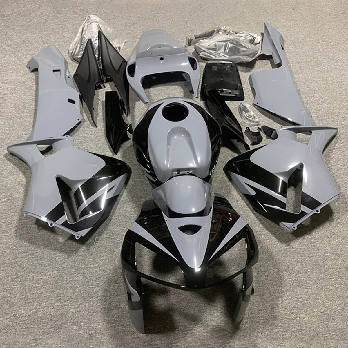 Amotopart 2005-2006 Honda CBR600RR F5 Grey Fairing Kit