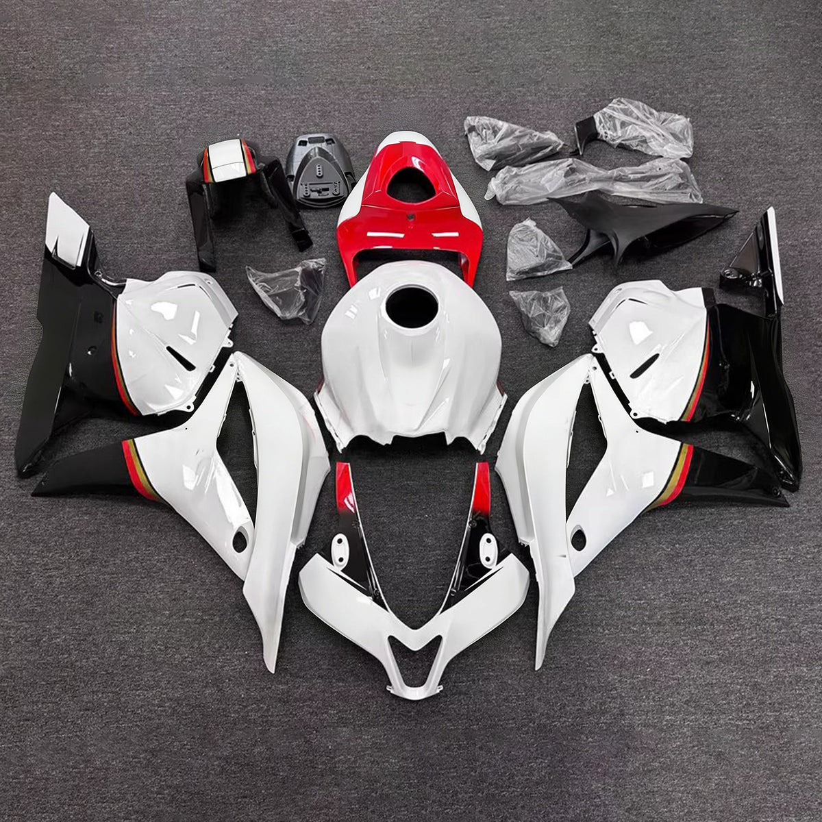 Kit carena bianca Amotopart 2009-2012 Honda CBR600RR F5