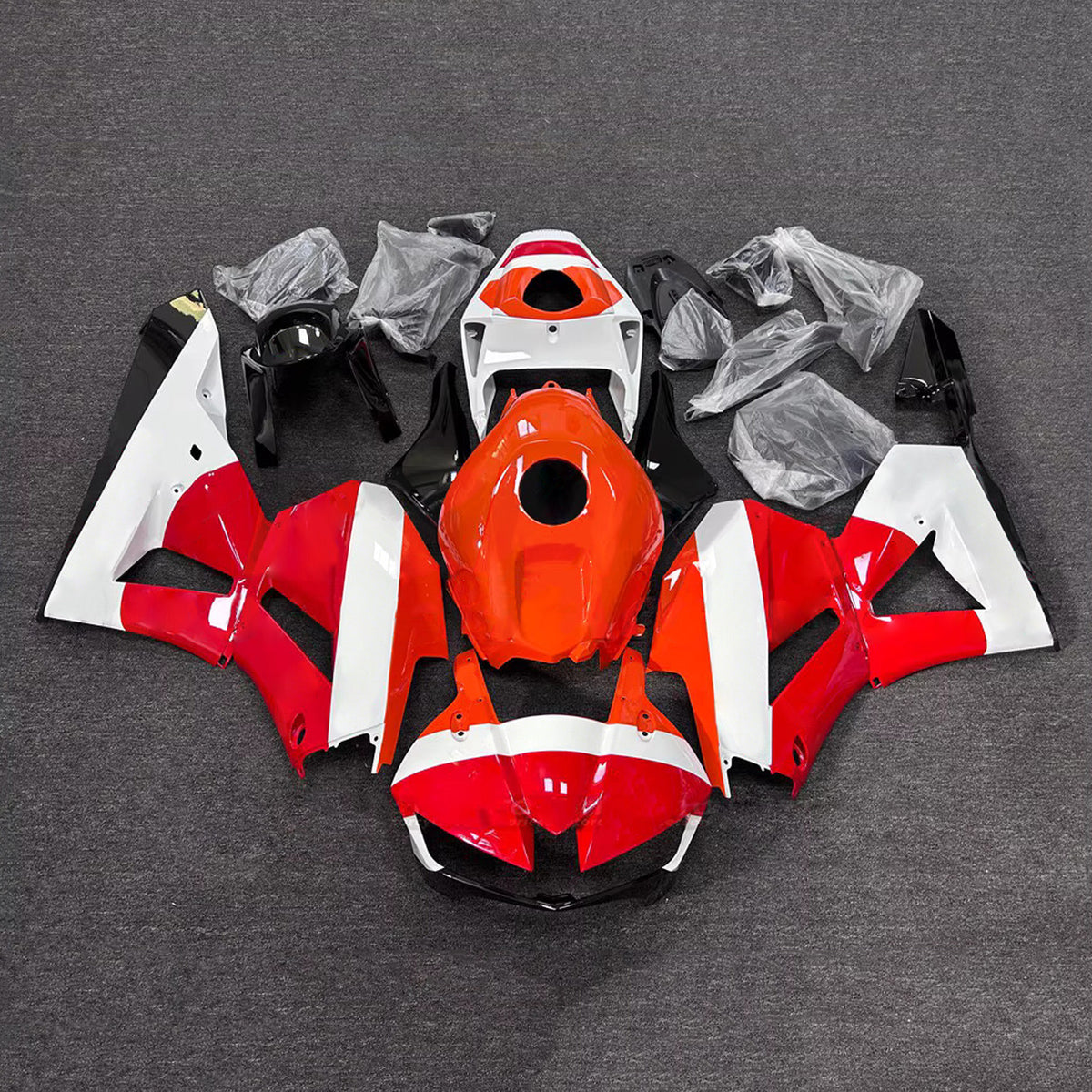 Amotopart 2013-2025 Honda CBR600RR F5 rood-witte kuipset