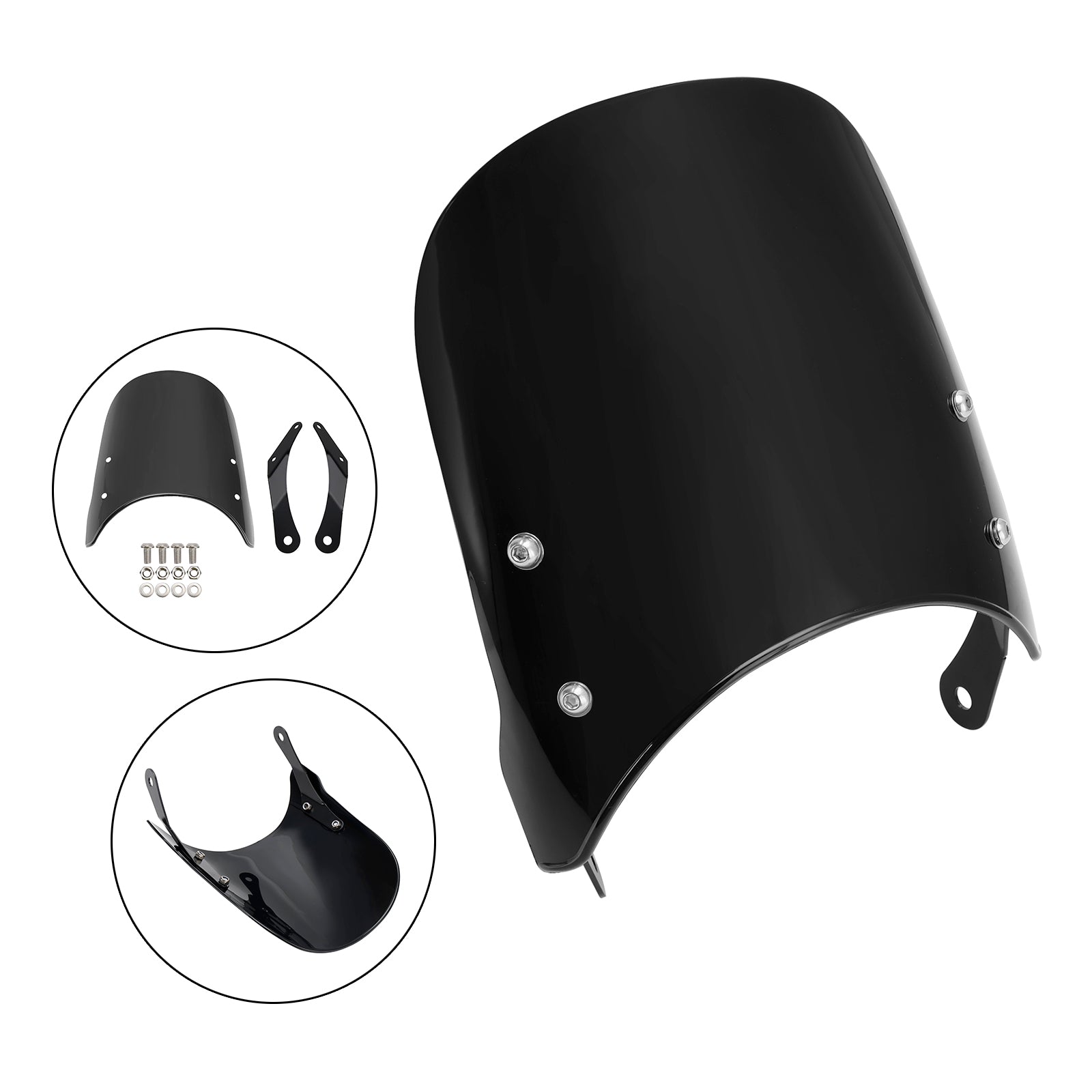 1991-2023 Bonneville T100 T120 Thruxton 1200 1200R YAMAHA XJ XJR XSR 700 900 HONDA CB400 CB1100 CB1300 Windshield WindScreen