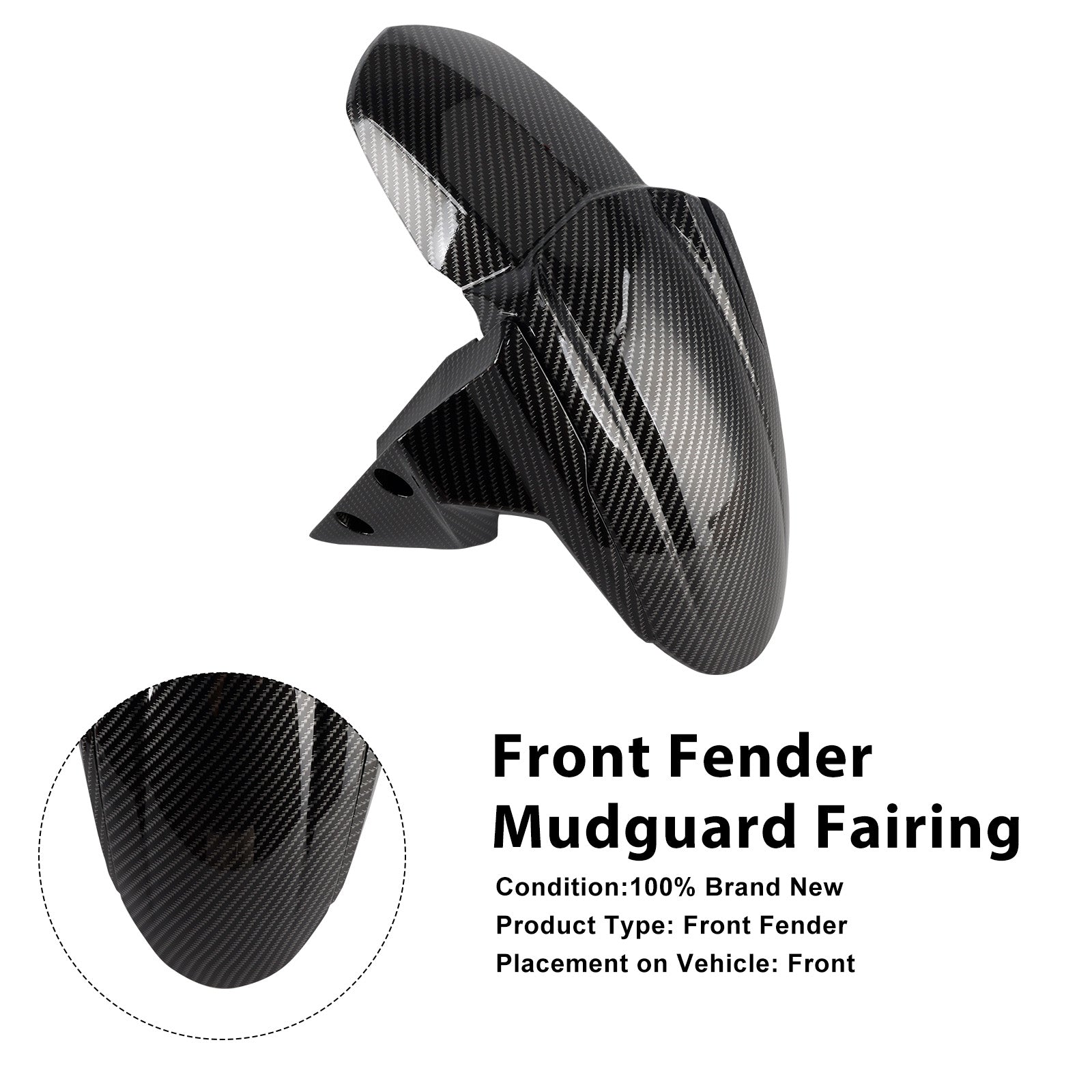 Street Triple 765 R RS 2020-2025 Front Fender Mudguard Fairing