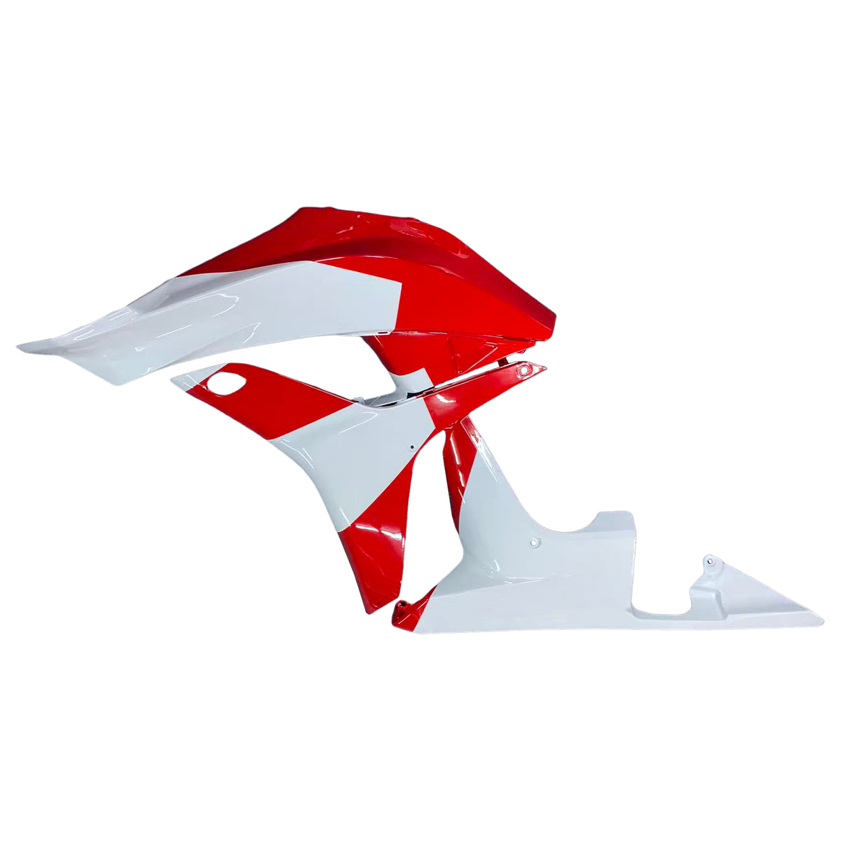 Amotopart 2007-2008 Honda CBR600RR F5 White Red Fairing Kit