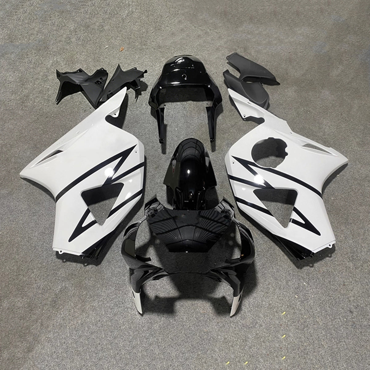 Kit carena Amotopart 2002-2003 Honda CBR954 bianco nero
