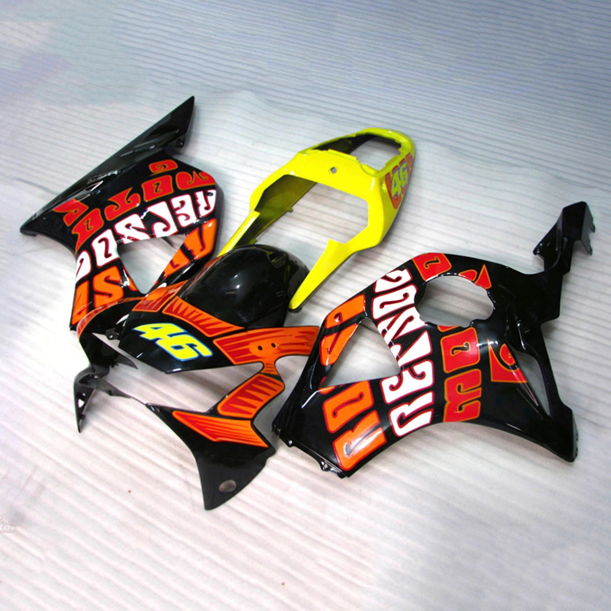 Amotopart 2002-2003 Honda CBR954 Black Fairing Kit