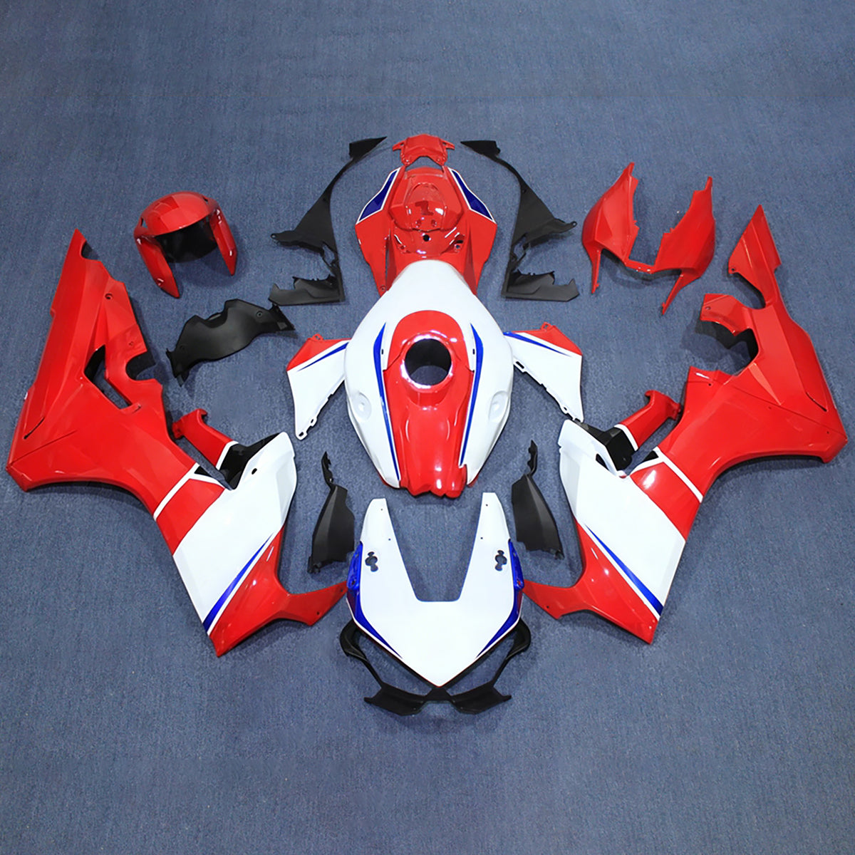 Amotopart 2017-2025 Honda CBR1000RR Black White Red Blue Fairing Kit