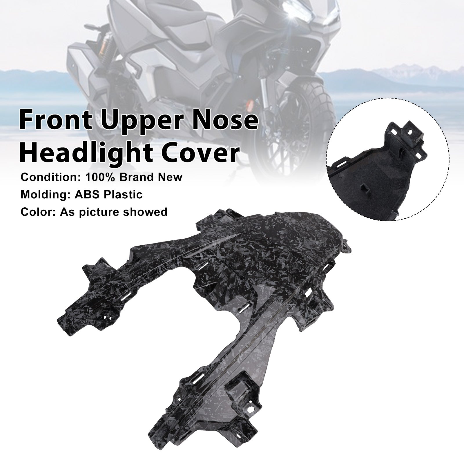 2022-2025  Honda ADV350 Front Nose Headlight Panel Cover Fairing
