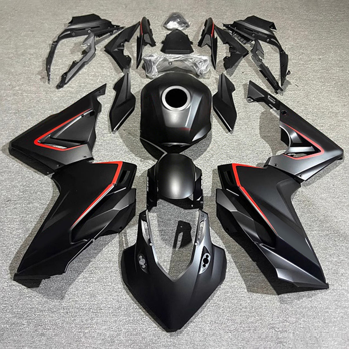 Amotopart 2024-2026 Honda CBR400R CBR500R Black Fairing Kit