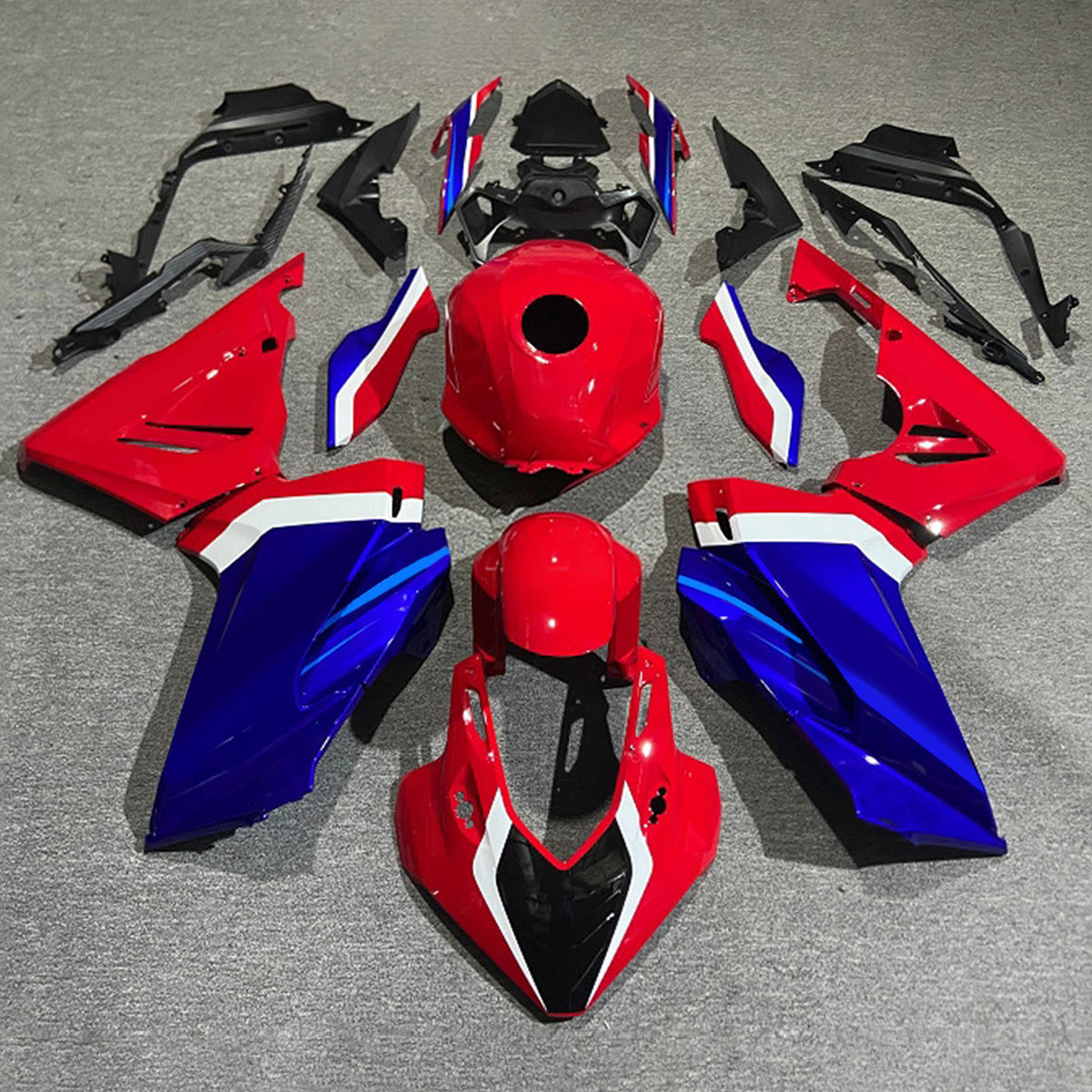 Amotopart 2024-2026 Honda CBR400R CBR500R Black Blue Red Fairing Kit