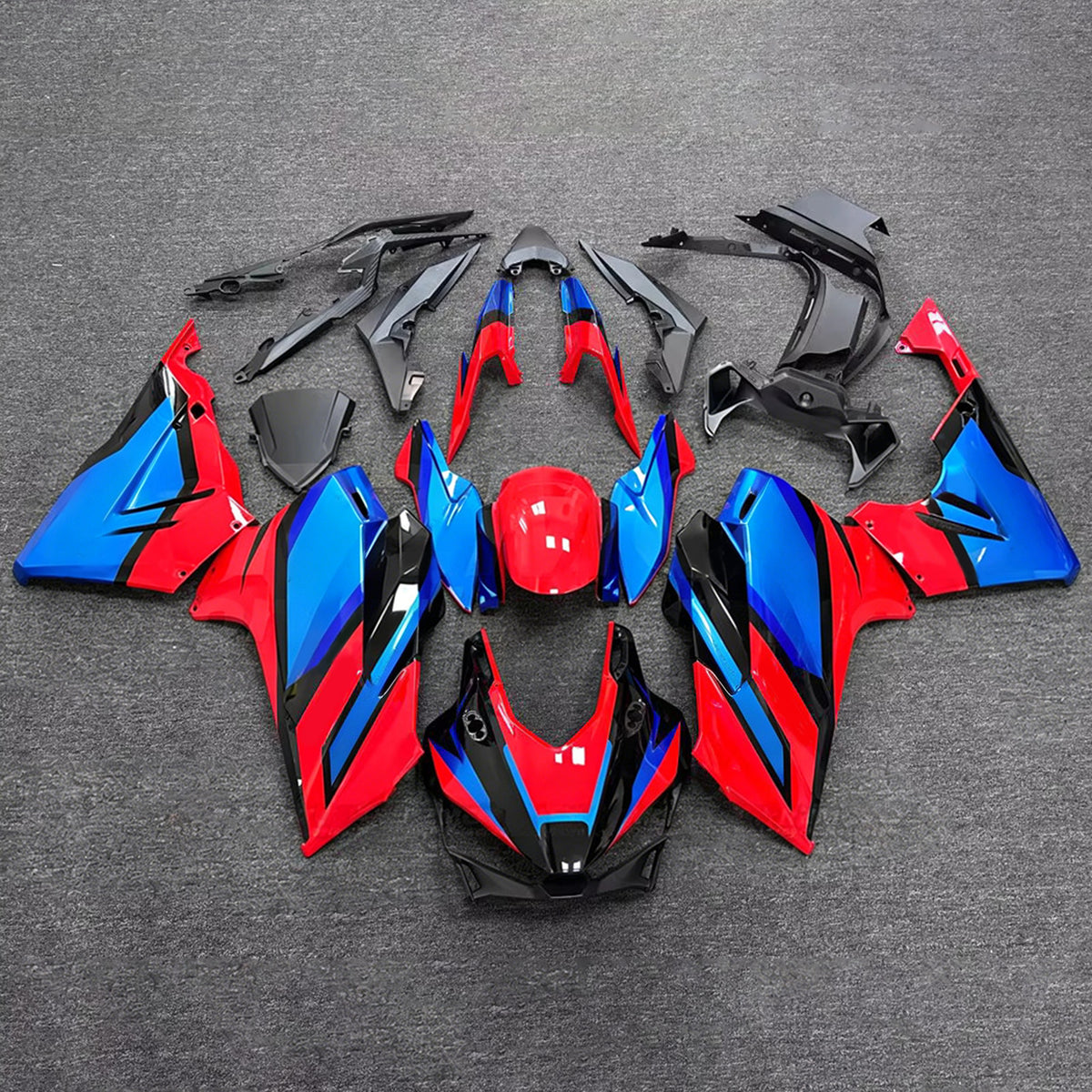 Amotopart 2024-2026 Honda CBR400R CBR500R Blue Black Red Fairing Kit