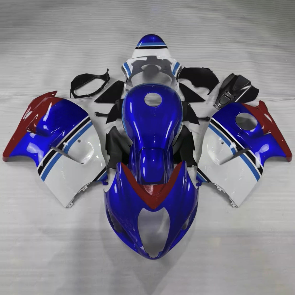 Amotopart 1999-2007 Suzuki Hayabusa GSX1300R zwart rood blauw kuipset