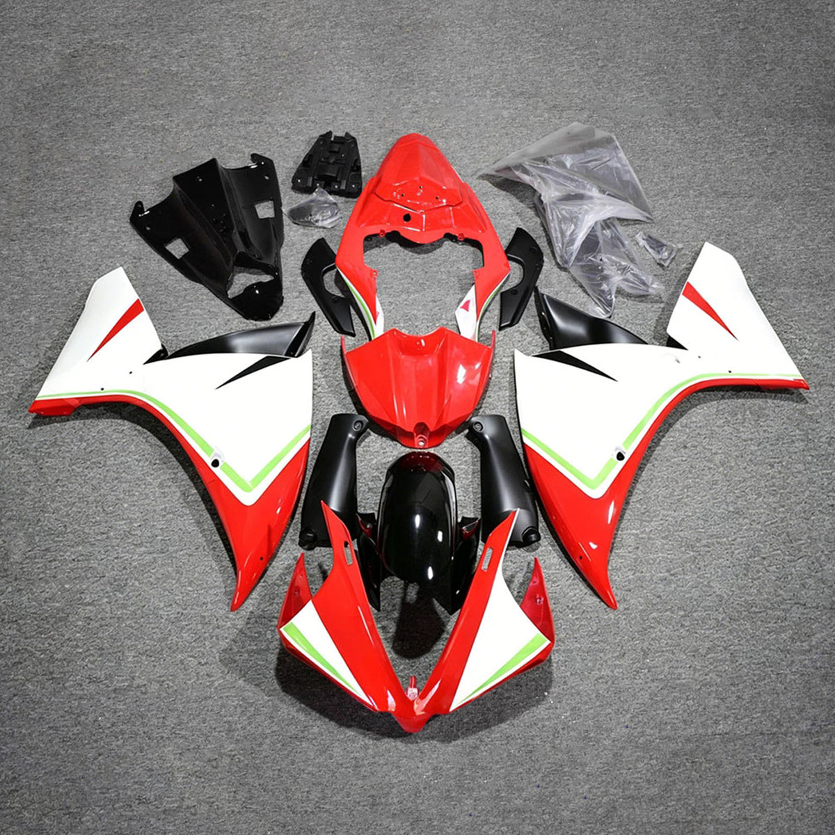 Amotopart 2009-2011 Yamaha YZF-R1 Blue Black Fairing Kit