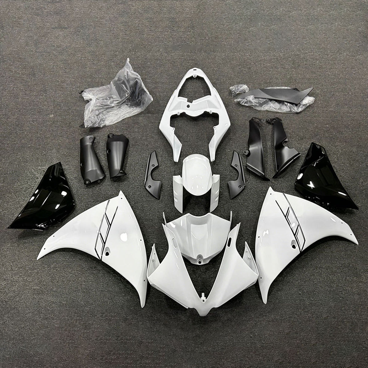 Amotopart 2009-2011 Yamaha YZF-R1 Blue Black Fairing Kit