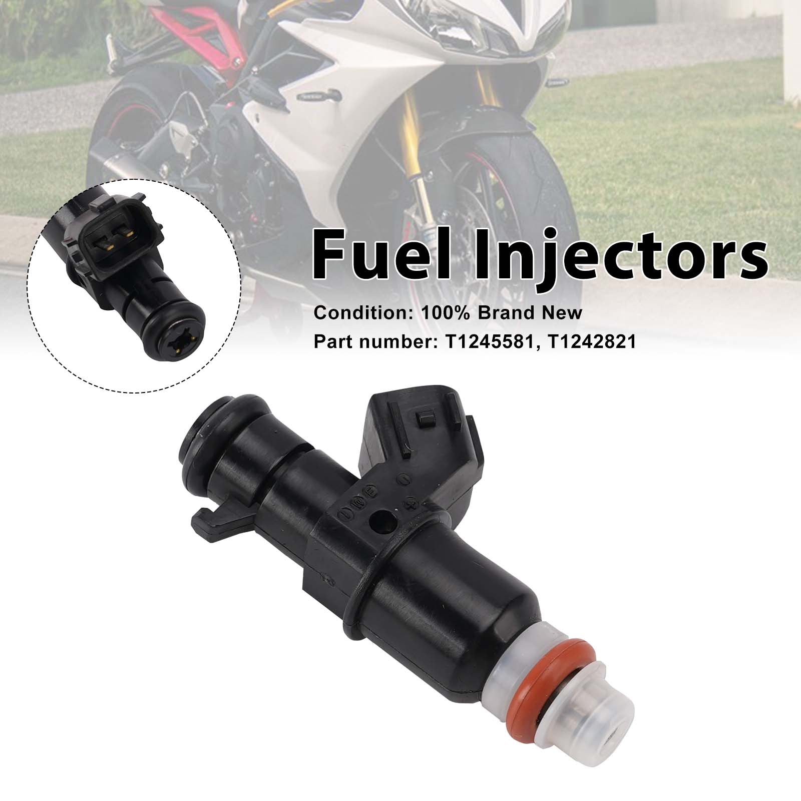 2013-2017 Daytona 675R 675 R T1245581 Fuel Injectors T1242821
