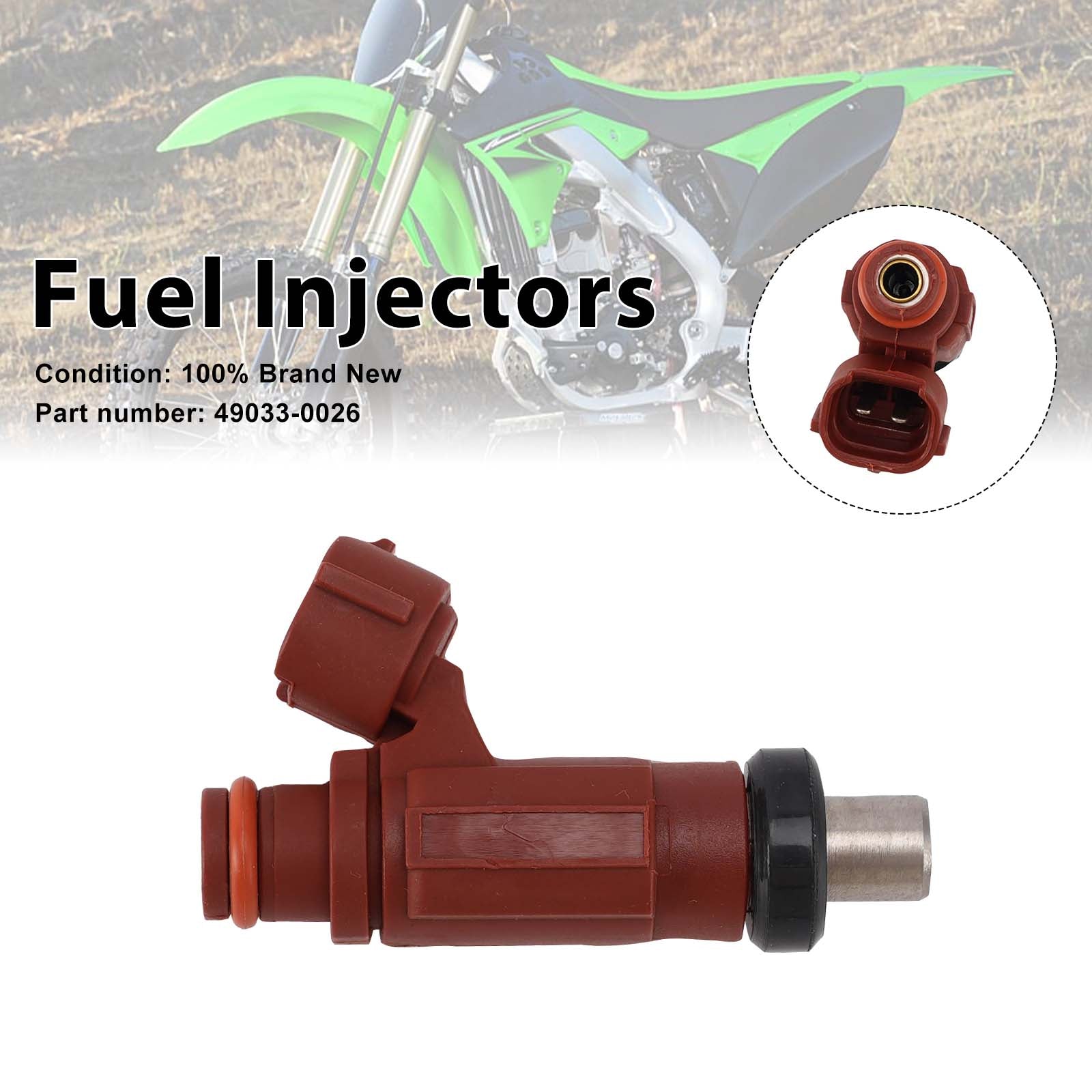 Injecteurs de carburant Kawasaki KX250F 2011-2014 49033-0026