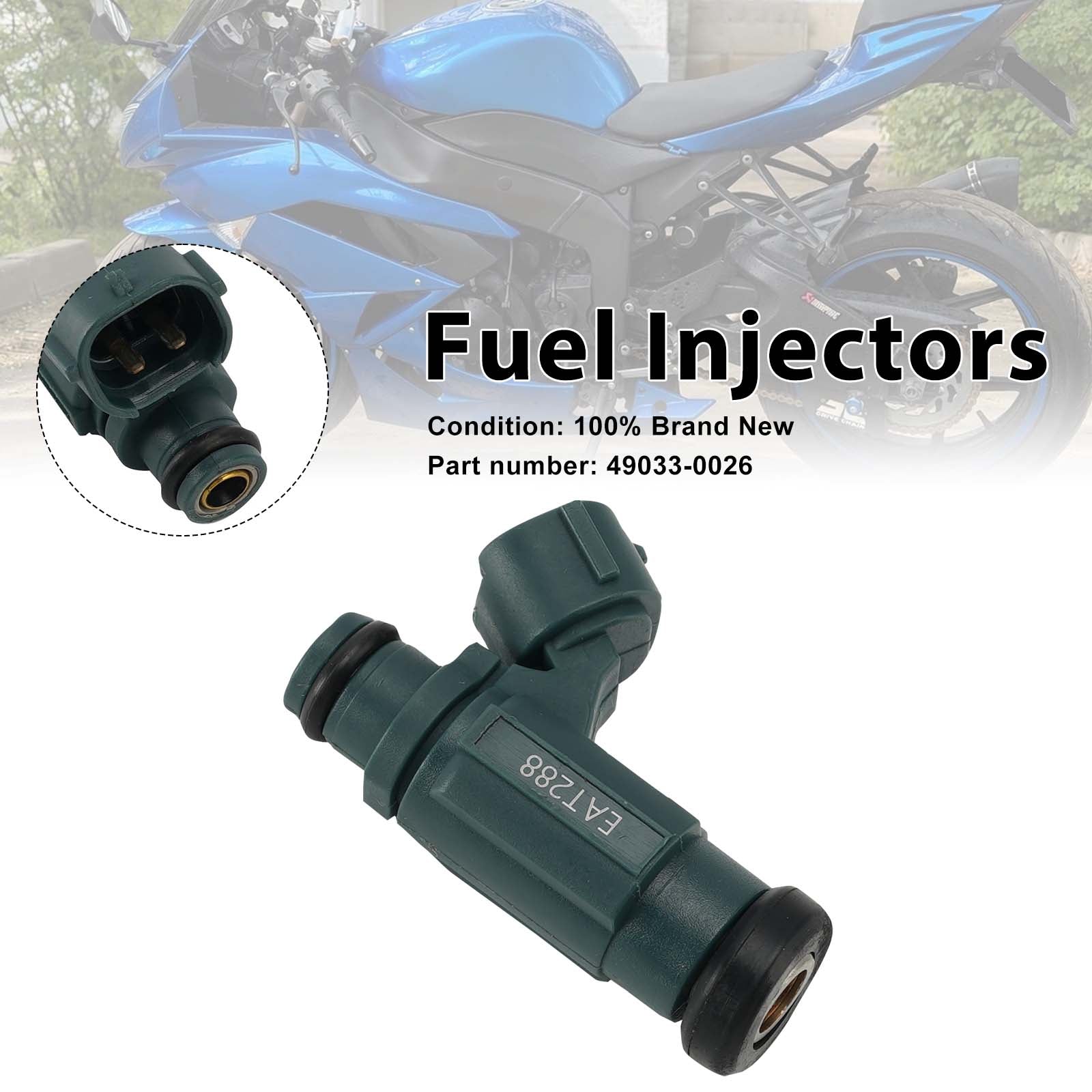 2007–2012 Kawasaki Ninja ZX600 ZX6R Z750 Einspritzdüsen 49033–0013