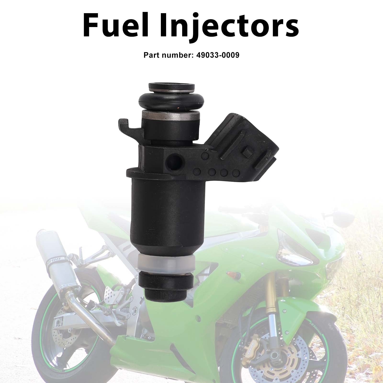 05-06 Kawasaki ZX-6R ZX-6RR ZX636 Brandstofinjectoren 49033-0009