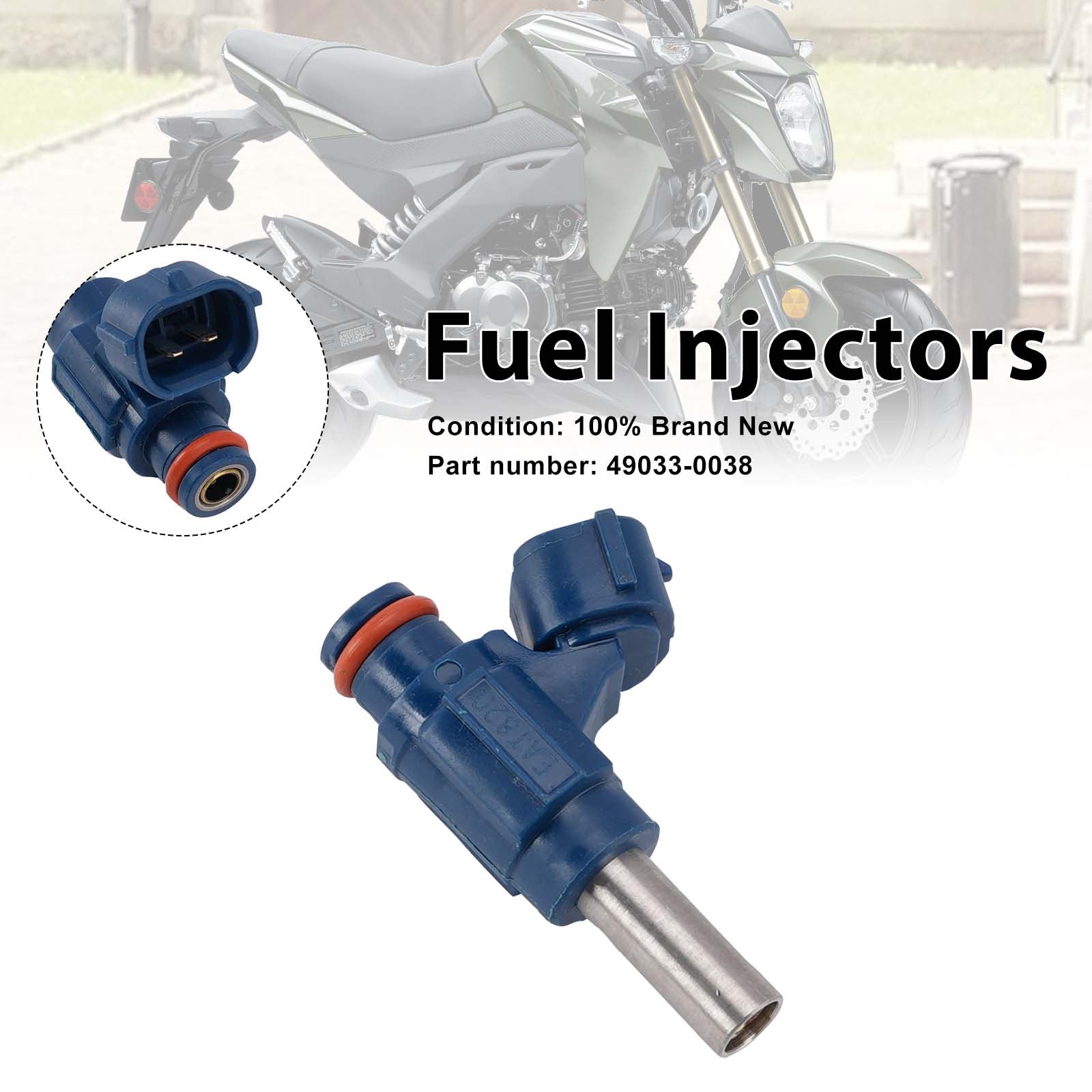 2017–2025 Kawasaki Z125 Pro BR125 Einspritzdüsen 49033–0038