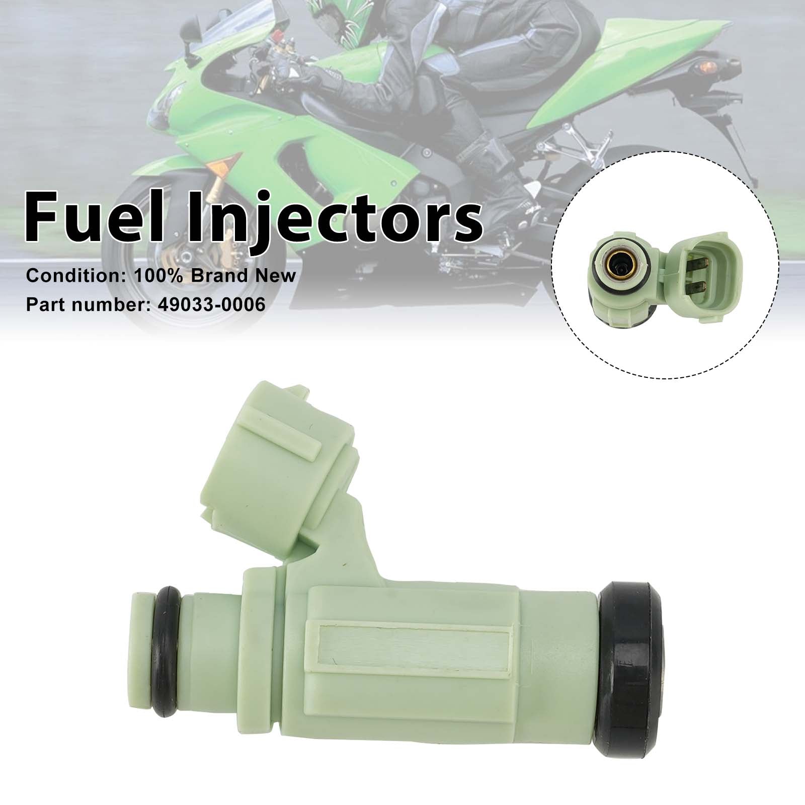 2004-2006 Kawasaki NINJA ZX636 ZX-6R Wtryskiwacze paliwa 49033-0006