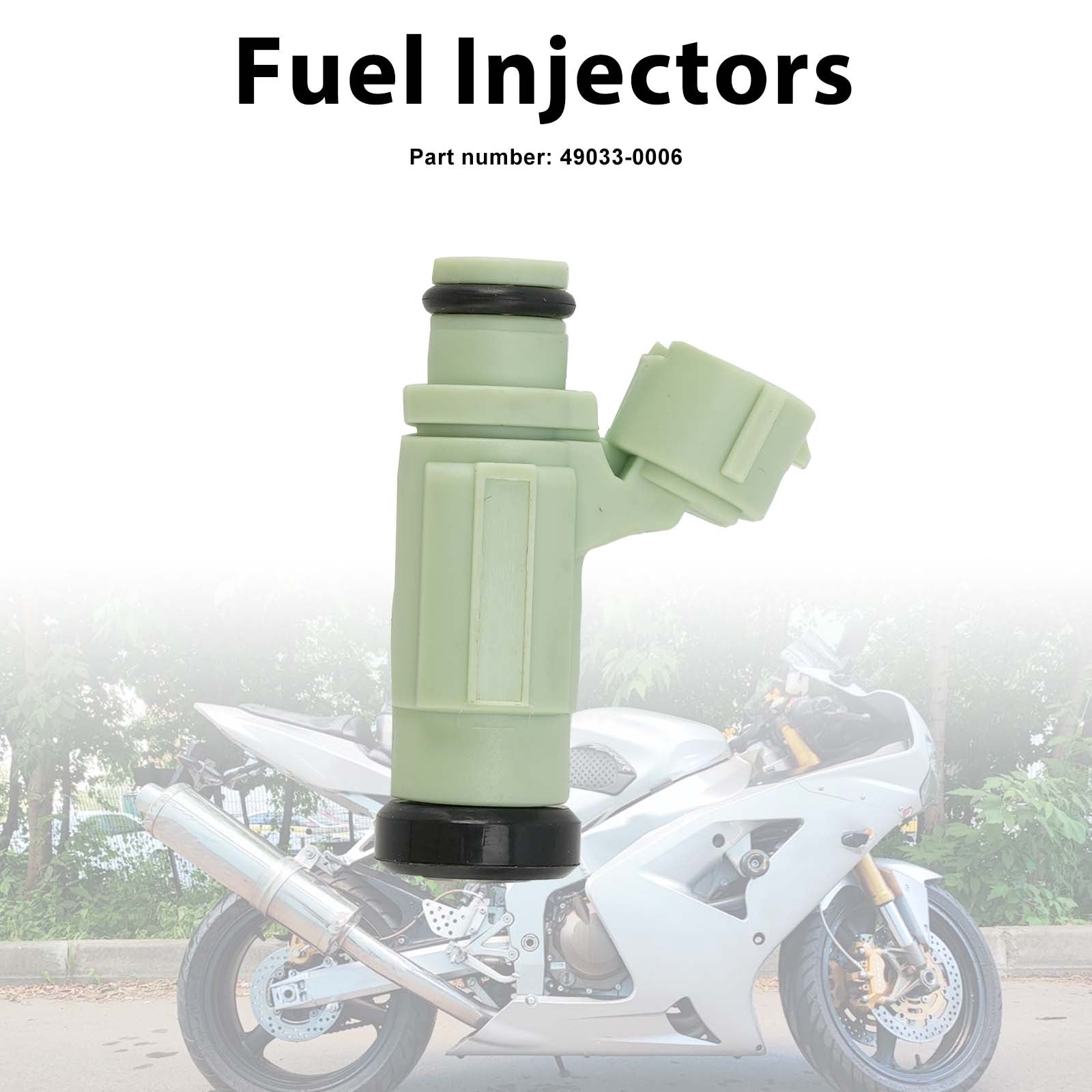 2004-2006 Kawasaki NINJA ZX636 ZX-6R Wtryskiwacze paliwa 49033-0006
