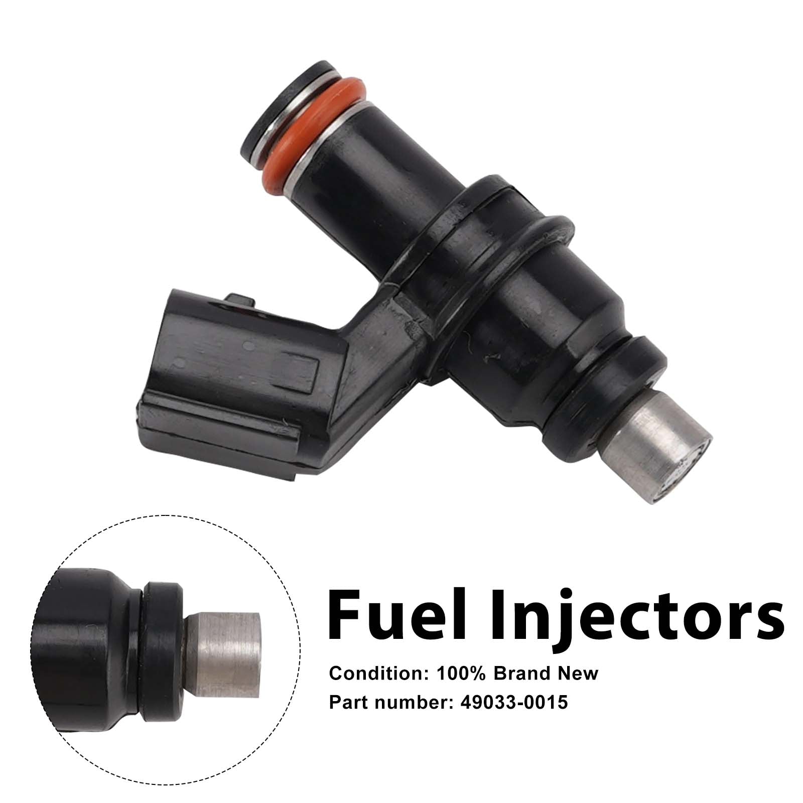 07-12 Kawasaki Ninja ZX6R ZX600R ZX600P Brandstofinjectoren 49033-0015
