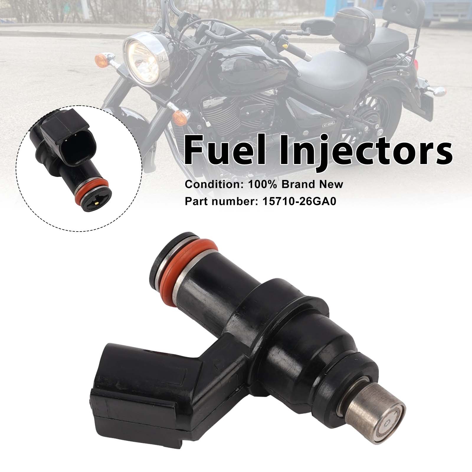 2007-2012 Suzuki BOULEVARD C50 C50T M50 Fuel Injectors 15710-26GA0