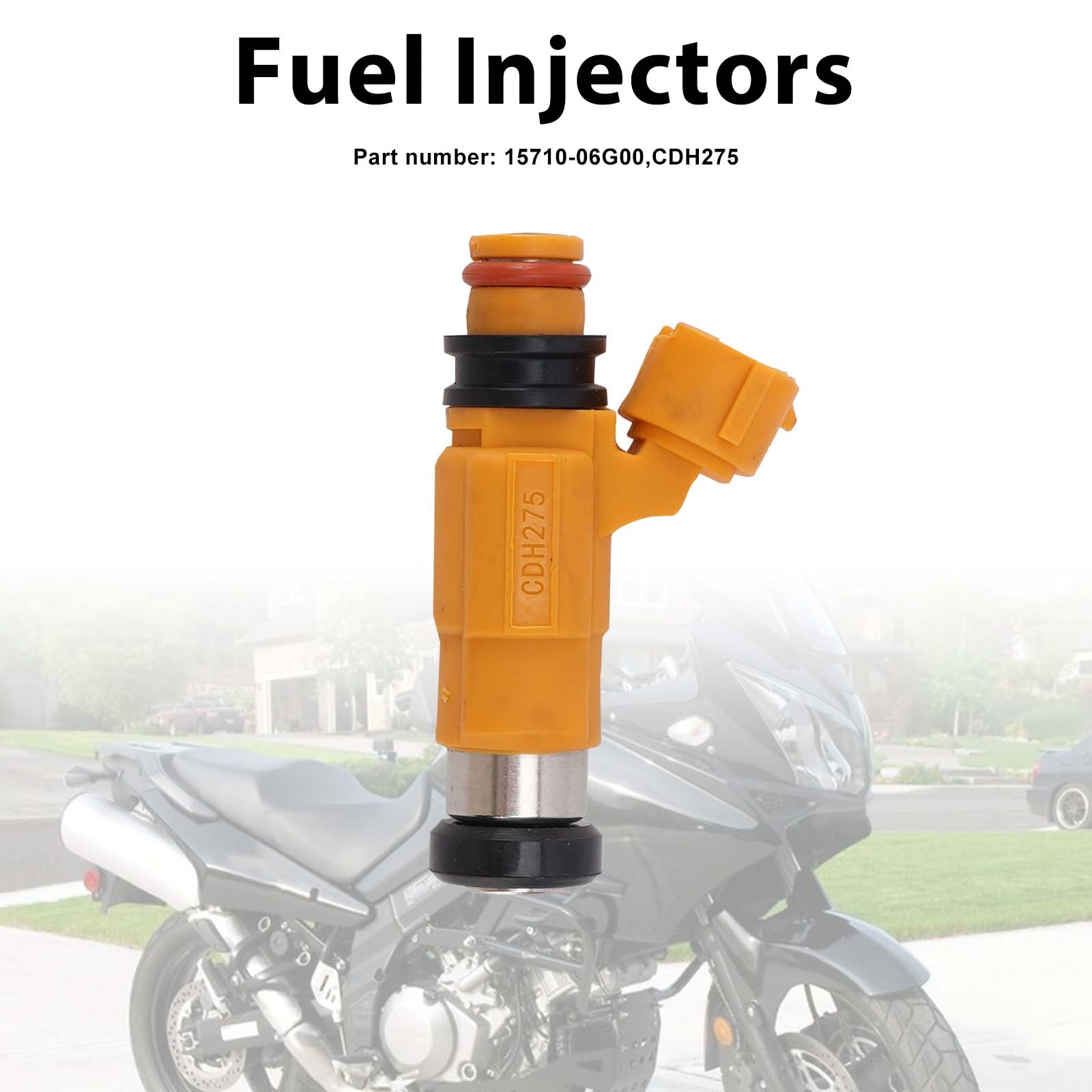 02-12 Suzuki V-STROM DL1000 CDH275 Fuel Injectors 15710-06G00