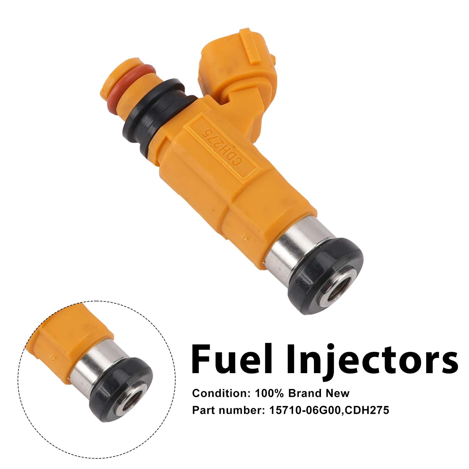 02-12 Suzuki V-STROM DL1000 CDH275 Fuel Injectors 15710-06G00