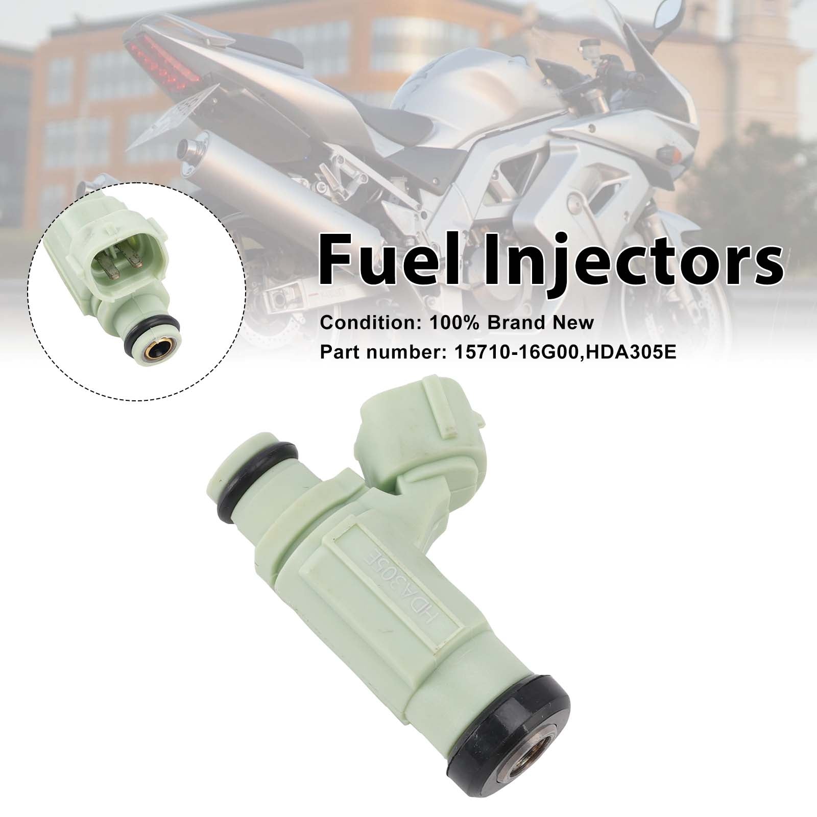 2003-2007 SUZUKI SV1000 1000S HDA305E Fuel Injectors 15710-16G00