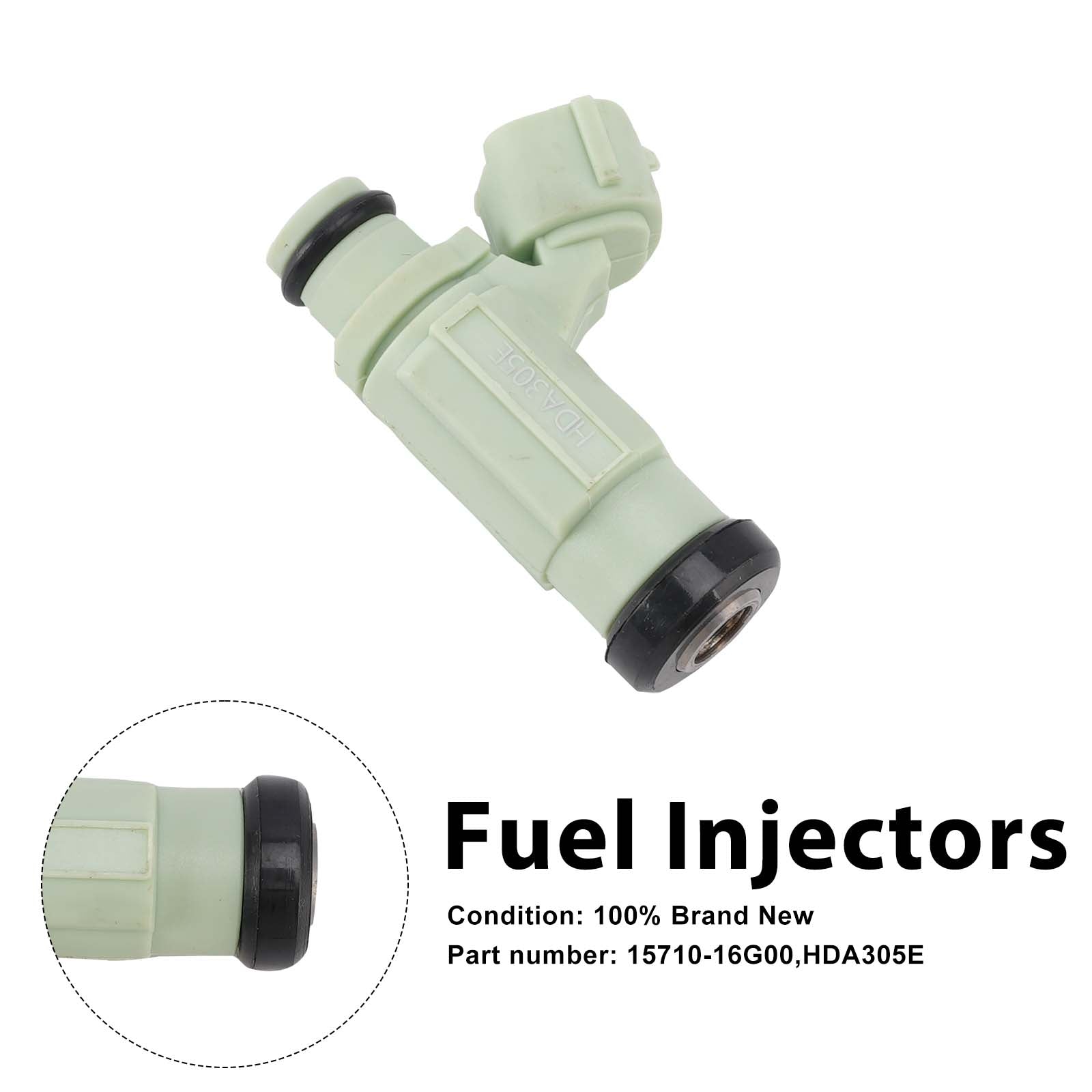 2003-2007 SUZUKI SV1000 1000S HDA305E Fuel Injectors 15710-16G00