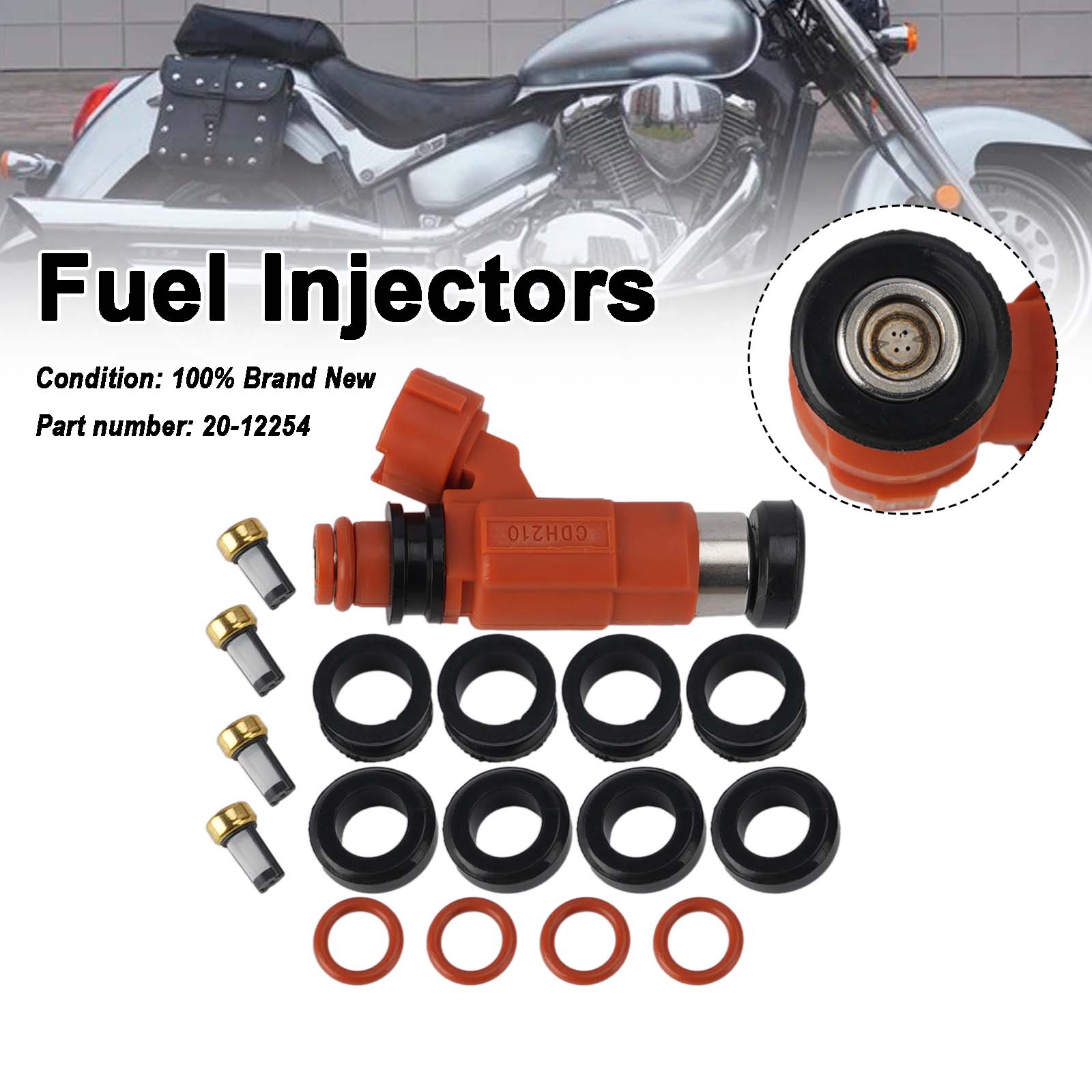 Suzuki GSXR600 GSXR750 SV650 DL650 1800s Einspritzdüsen 20-12254