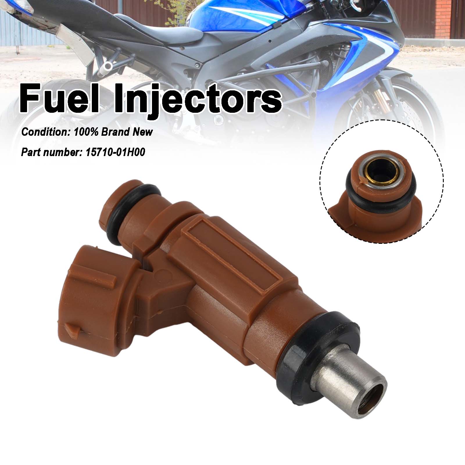 2006-2007 SUZUKI GSXR600 GSXR750 Fuel Injectors 15710-01H00