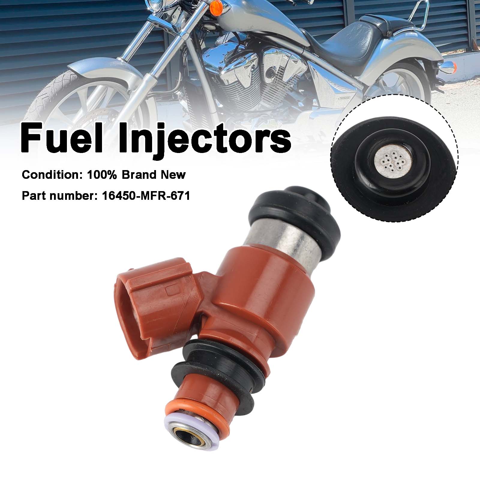 Injecteurs de carburant Honda VT1300 2010-2025 16450-MFR-671