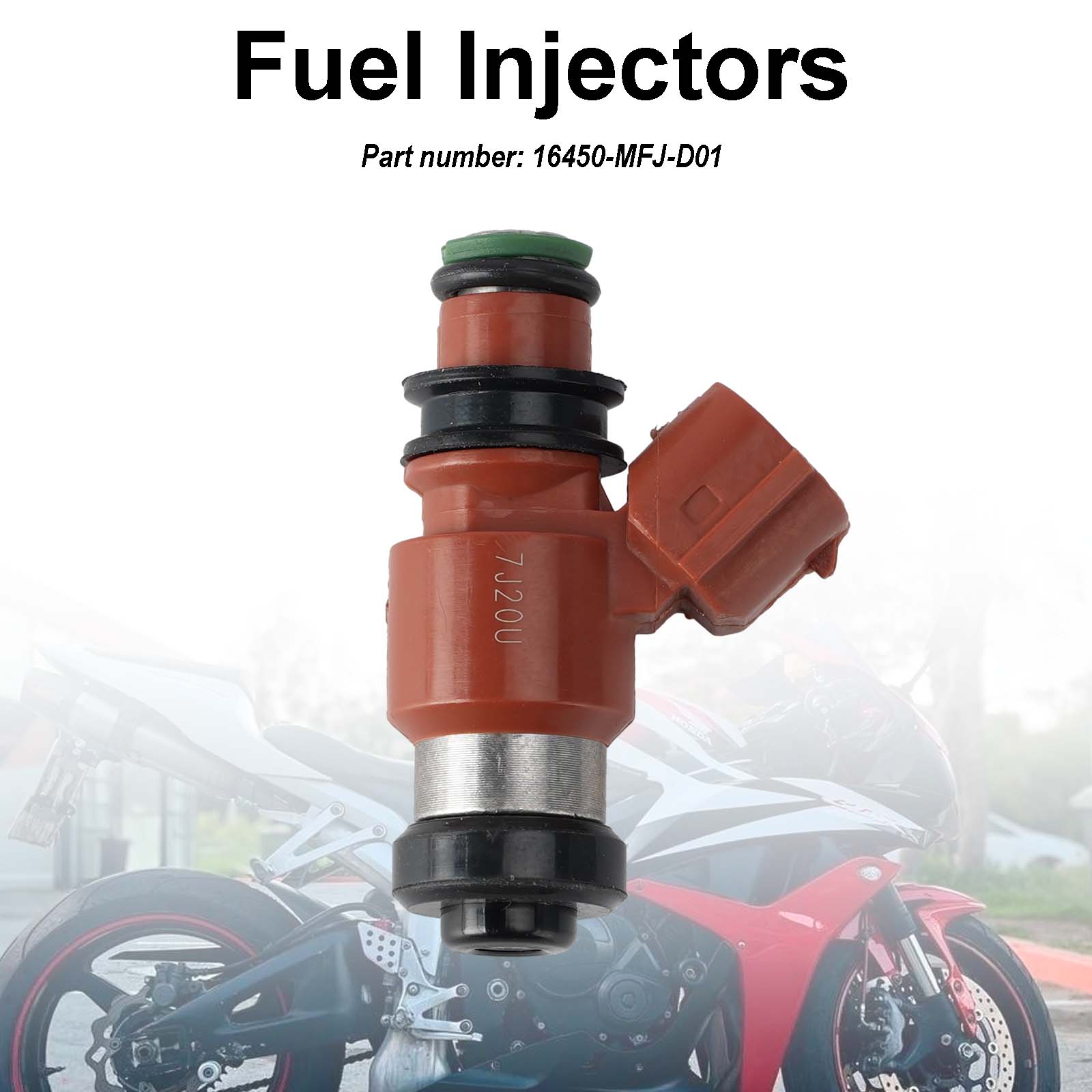 17-24 Honda Rebel 500 CB500 CBR600RR Brandstofinjectoren 16450-MFJ-D01