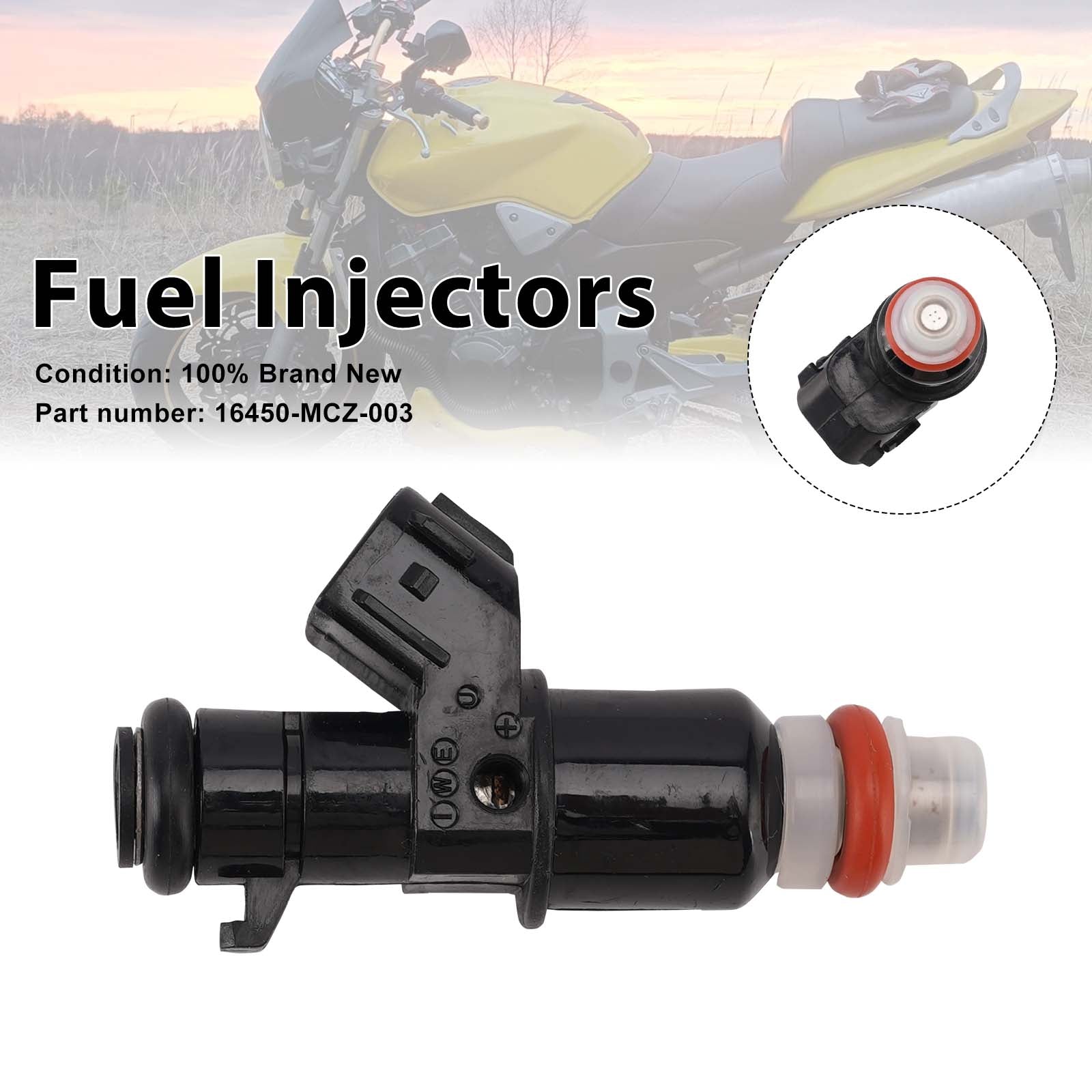 2002-2007 Honda CB900F 919 Fuel Injectors 16450-MCZ-003