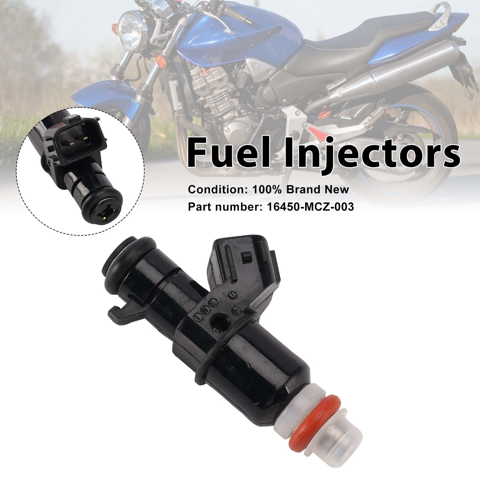 2002-2007 Honda CB900F 919 Fuel Injectors 16450-MCZ-003