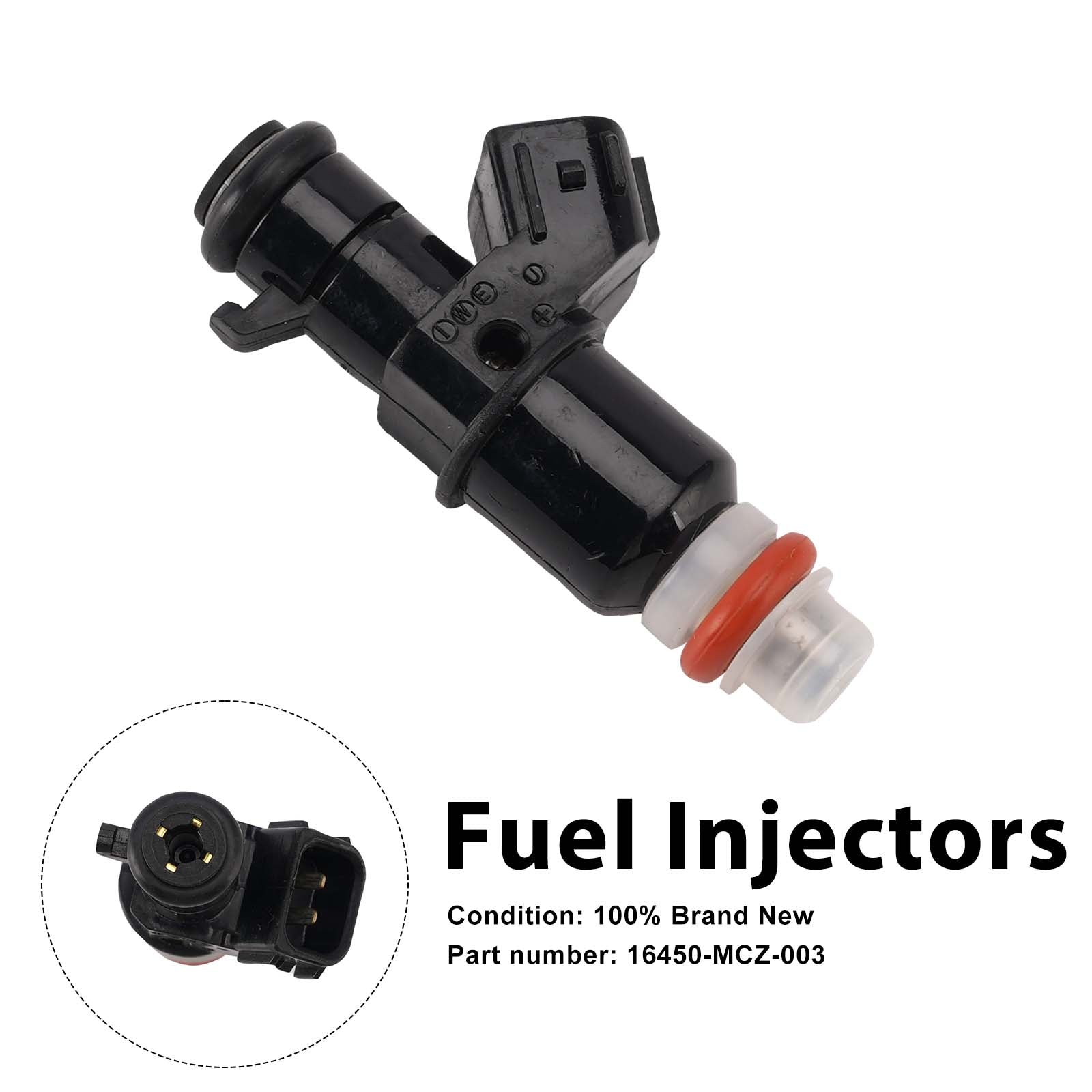 2002-2007 Honda CB900F 919 Fuel Injectors 16450-MCZ-003
