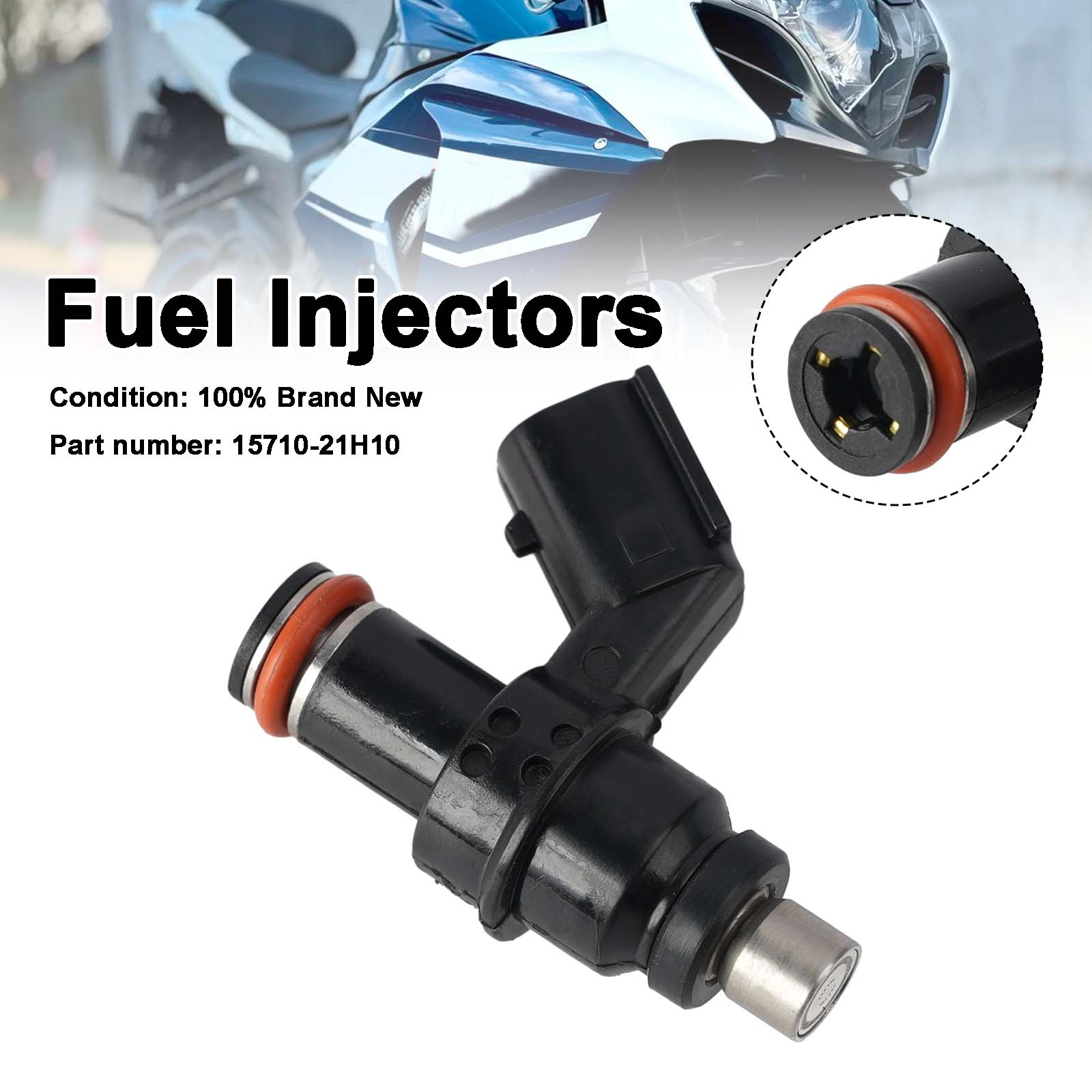 14-24 Suzuki King Quad 400 LTA400 LTF400 injetores de combustível 15710-21H10
