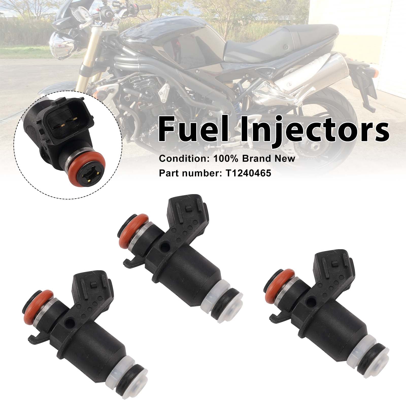 3PC 2005-2015 Speed Triple 1050 Fuel Injectors T1240465