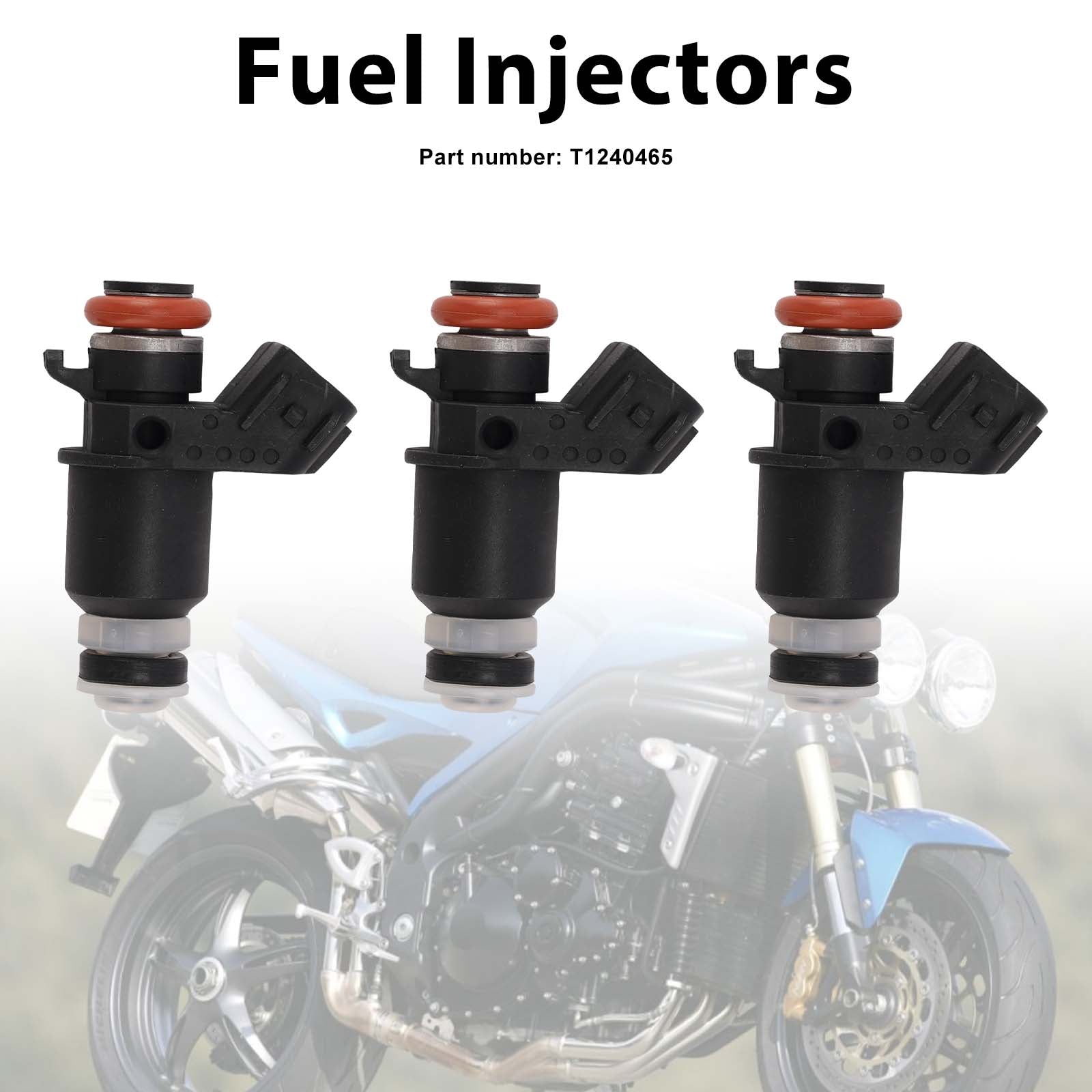 3PC 2005-2015 Speed Triple 1050 Fuel Injectors T1240465