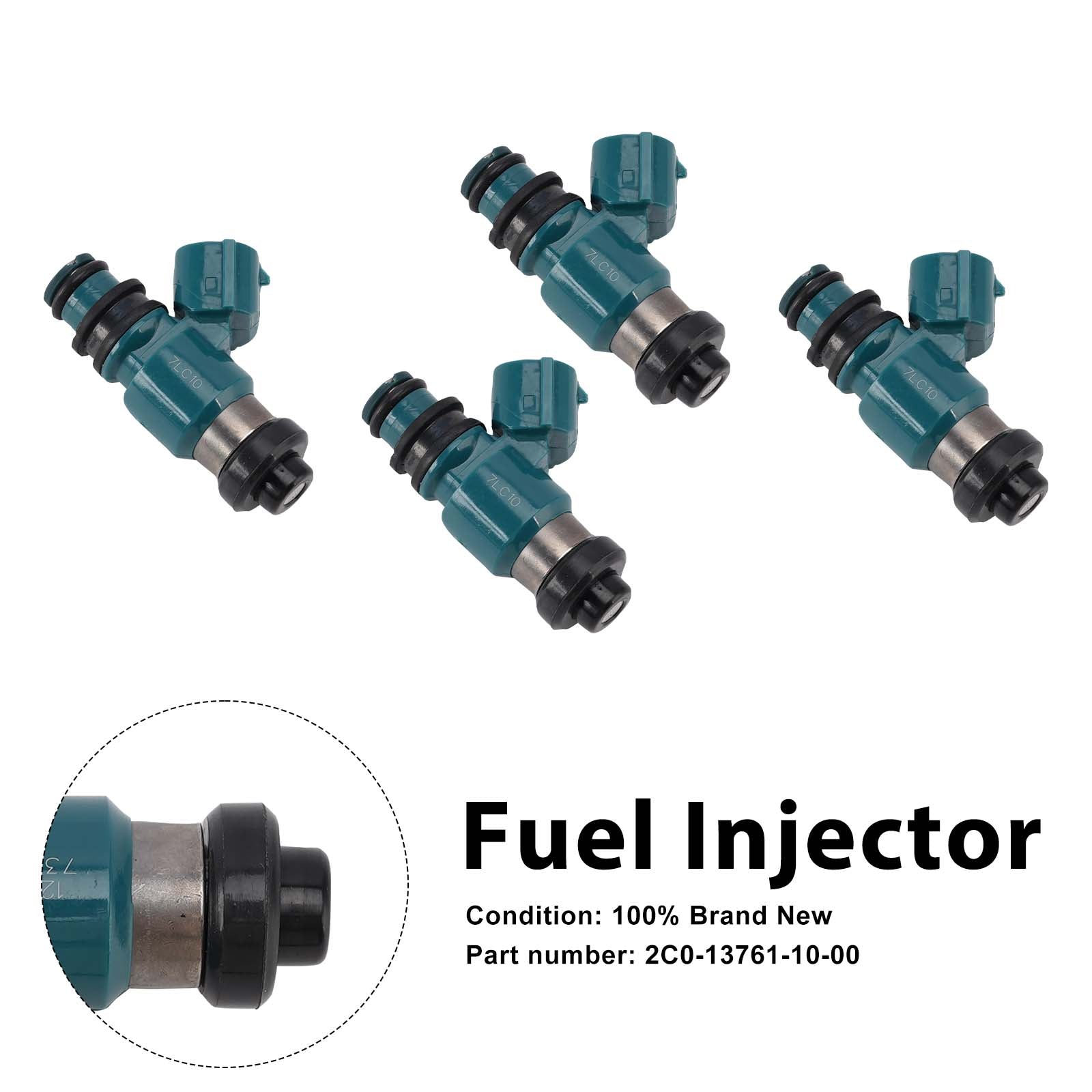4PC 06-07 15-16 Yamaha YZF R6 TMAX Fuel Injectors 2C0-13761-10-00