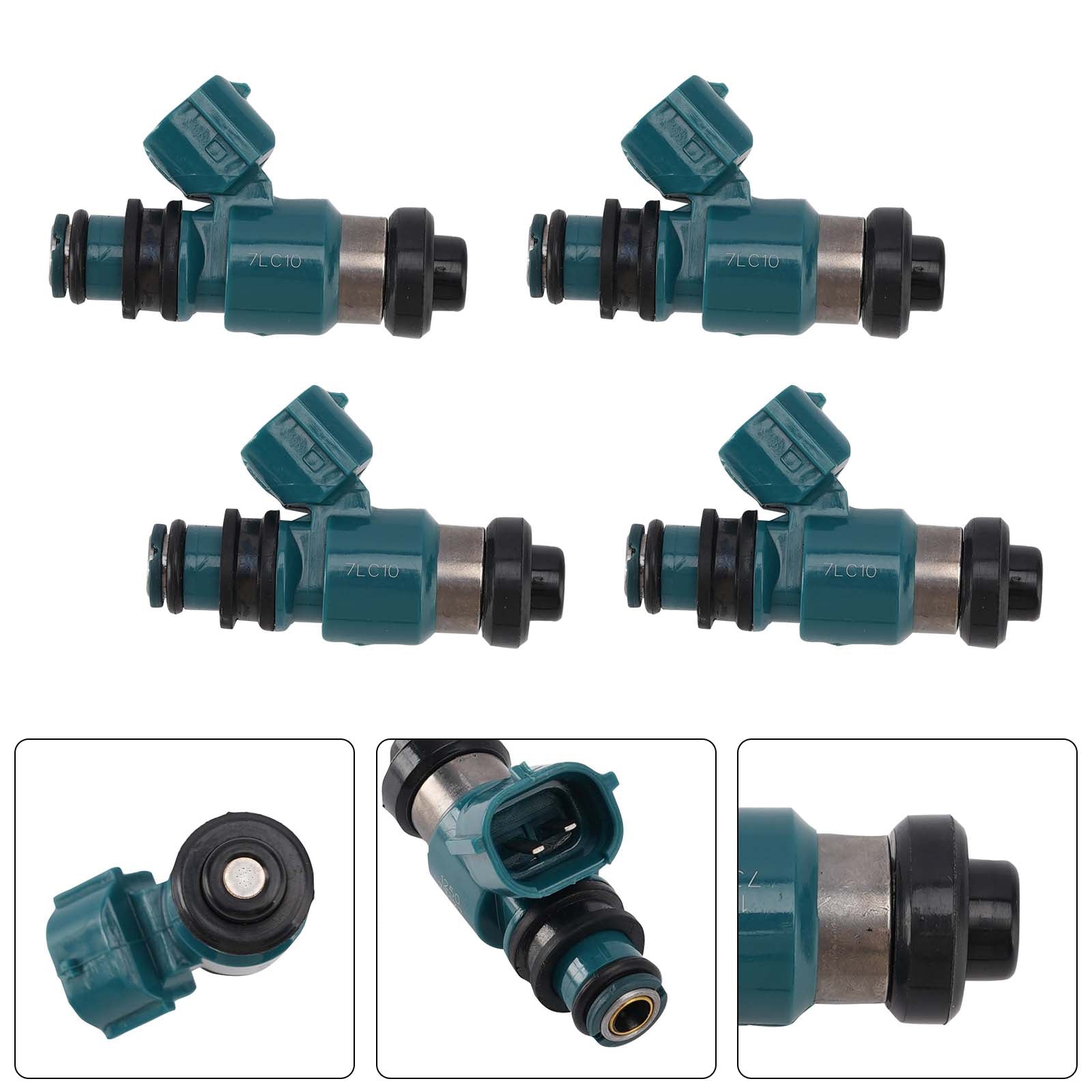4PC 06-07 15-16 Yamaha YZF R6 TMAX Fuel Injectors 2C0-13761-10-00