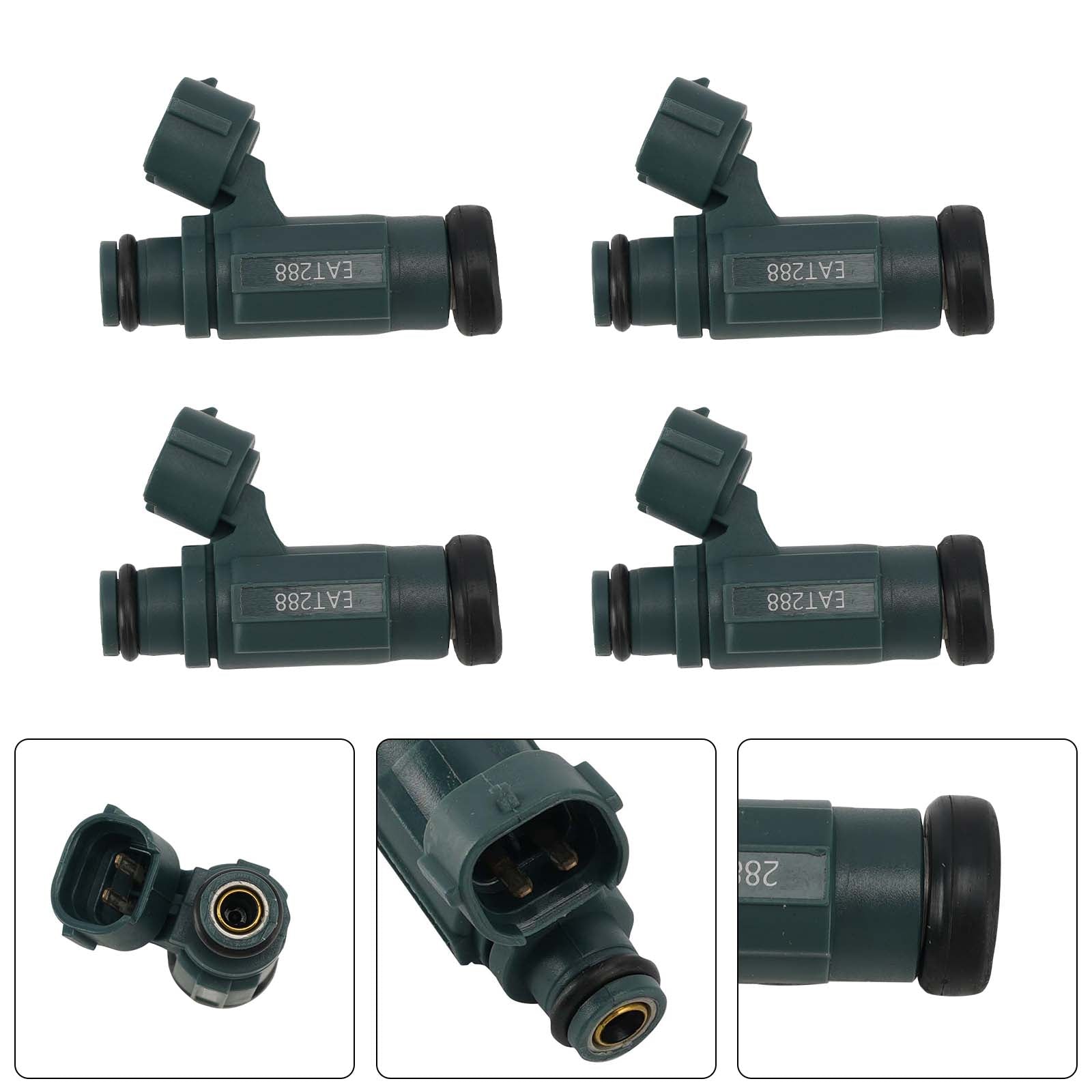 4PC 2007-2012 Kawasaki Ninja ZX600 ZX6R Z750 Fuel Injectors 49033-0013