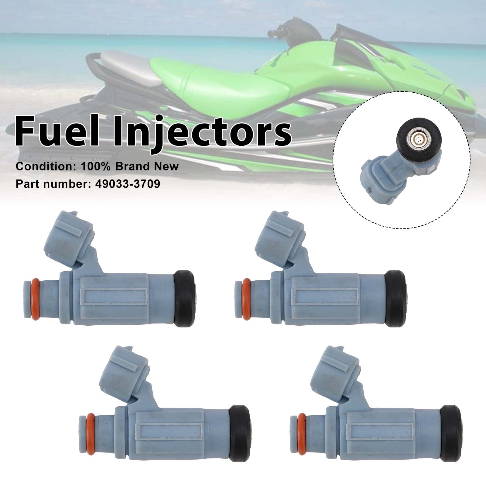4PC Kawasaki JET SKI ULTRA 310 ULTRA 300 Fuel Injectors 49033-3709