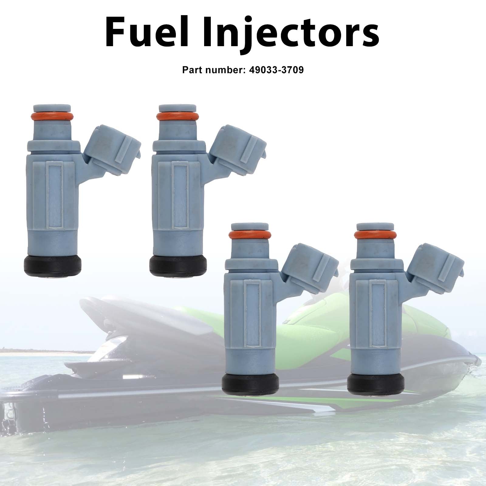 4PC Kawasaki JET SKI ULTRA 310 ULTRA 300 Fuel Injectors 49033-3709