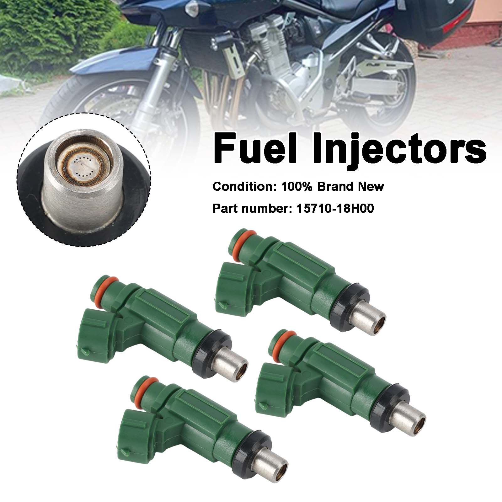 Injecteurs de carburant Suzuki Bandit 1250S GSF1250SA GSX1250FA, 4 pièces, 15710-18H00
