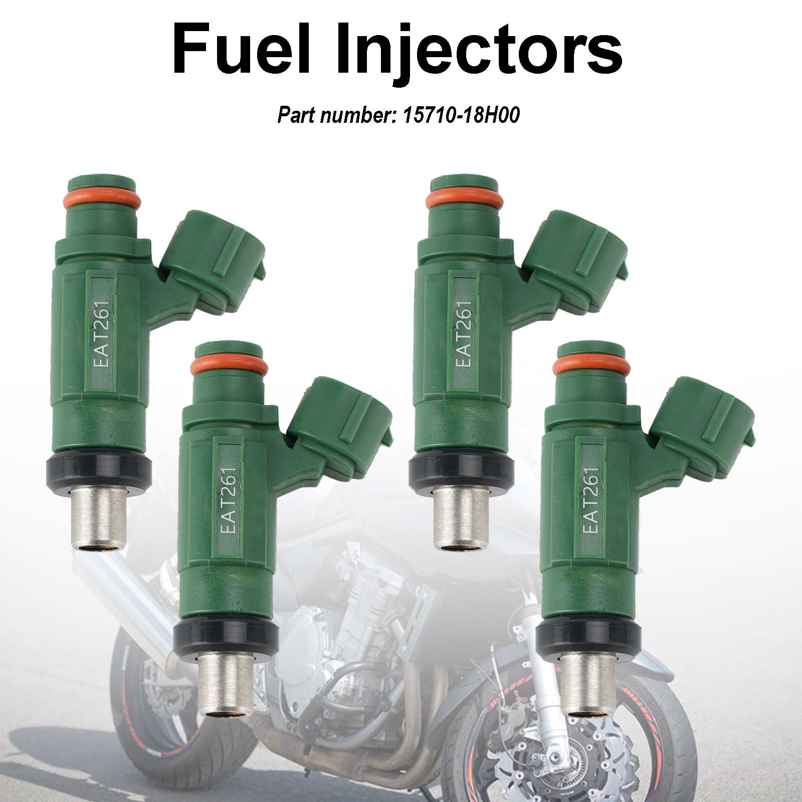 Injecteurs de carburant Suzuki Bandit 1250S GSF1250SA GSX1250FA, 4 pièces, 15710-18H00
