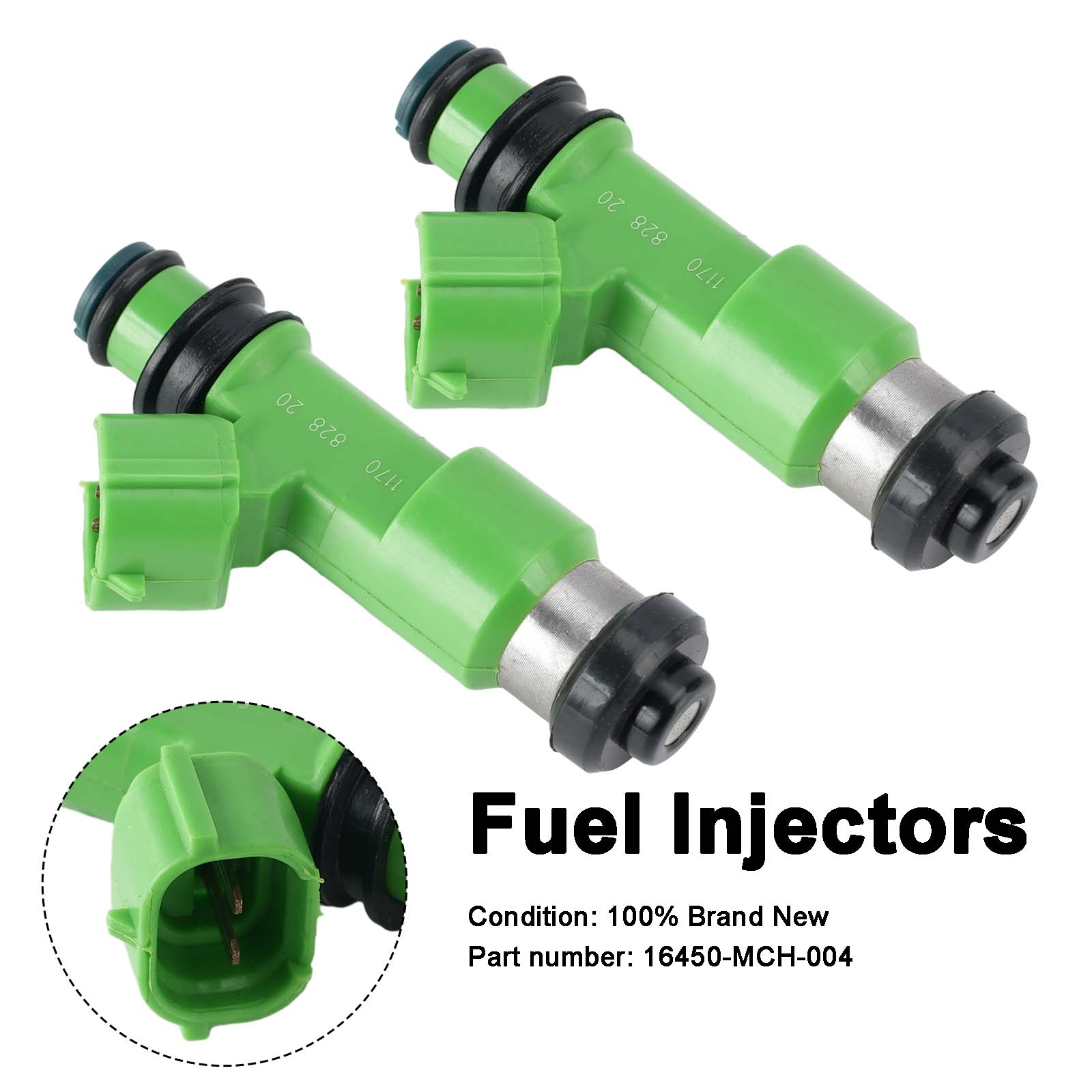 Injecteurs de carburant Honda VTX1800 VTX1800C R S/N/F/T 2 pièces 16450-MCH-004