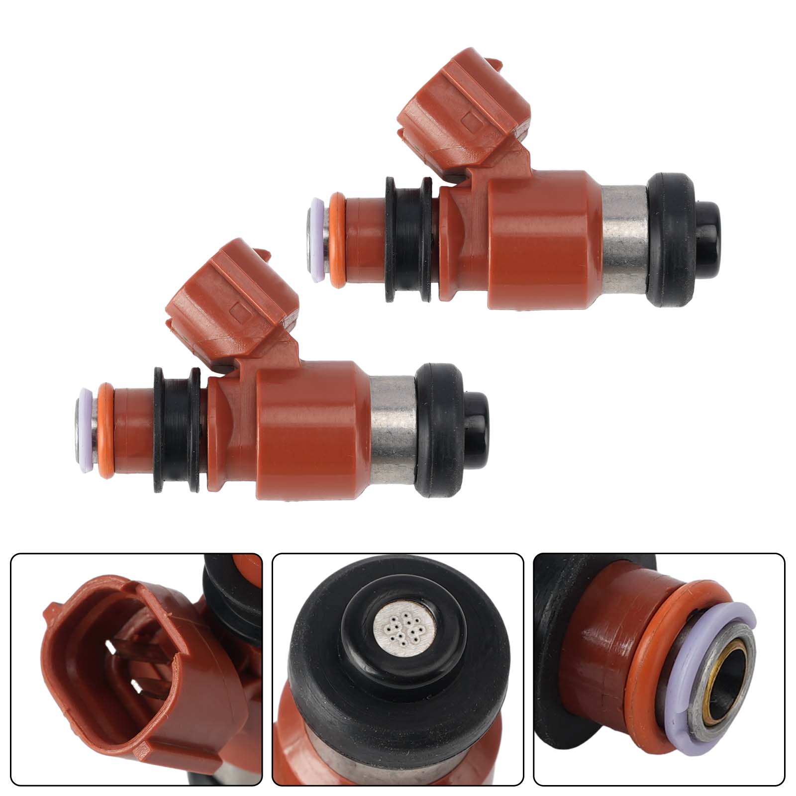 2PC 2010-2025 Honda VT1300 Fuel Injectors 16450-MFR-671