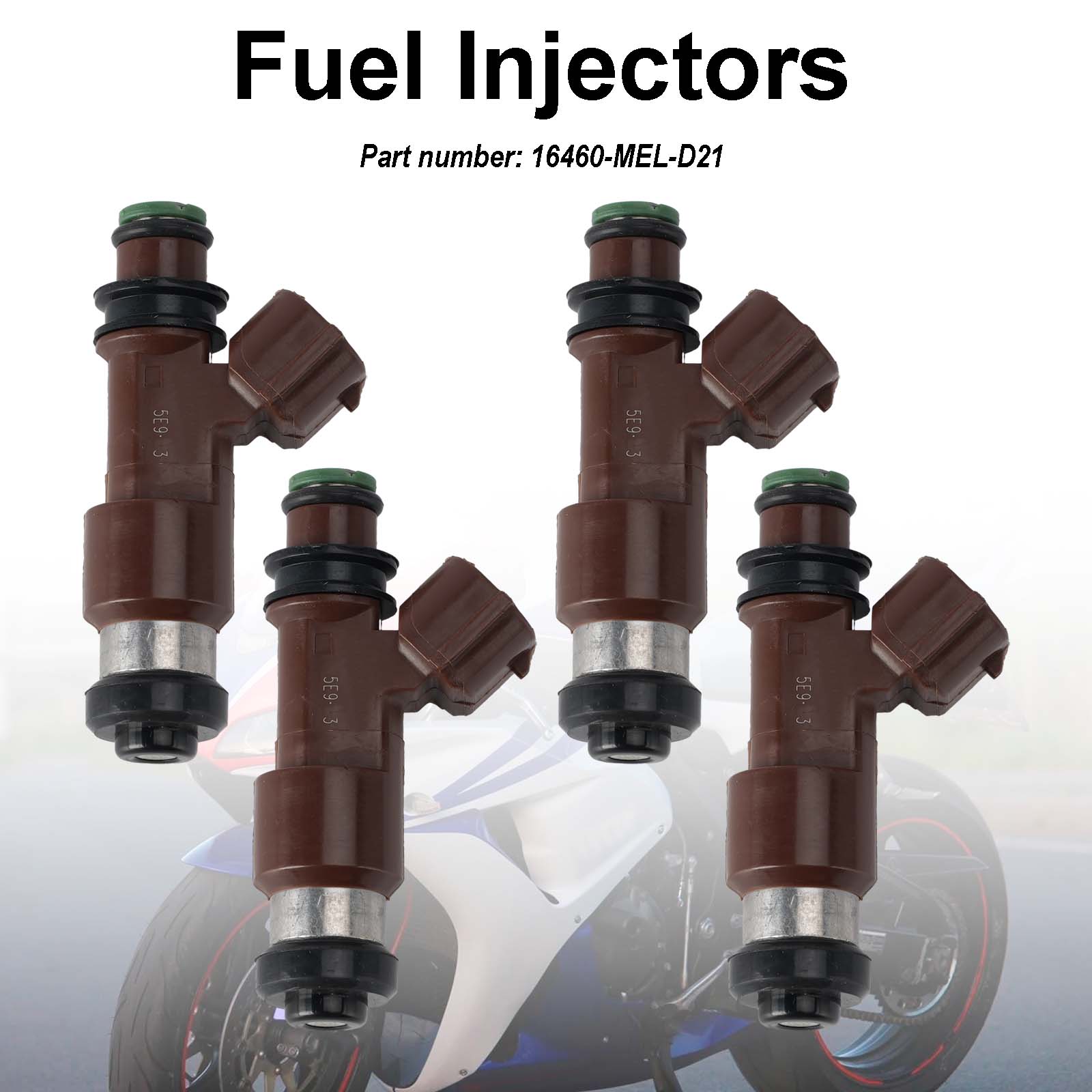4 pièces 2006-2007 Honda CBR1000RR injecteurs de carburant 16460-MEL-D21
